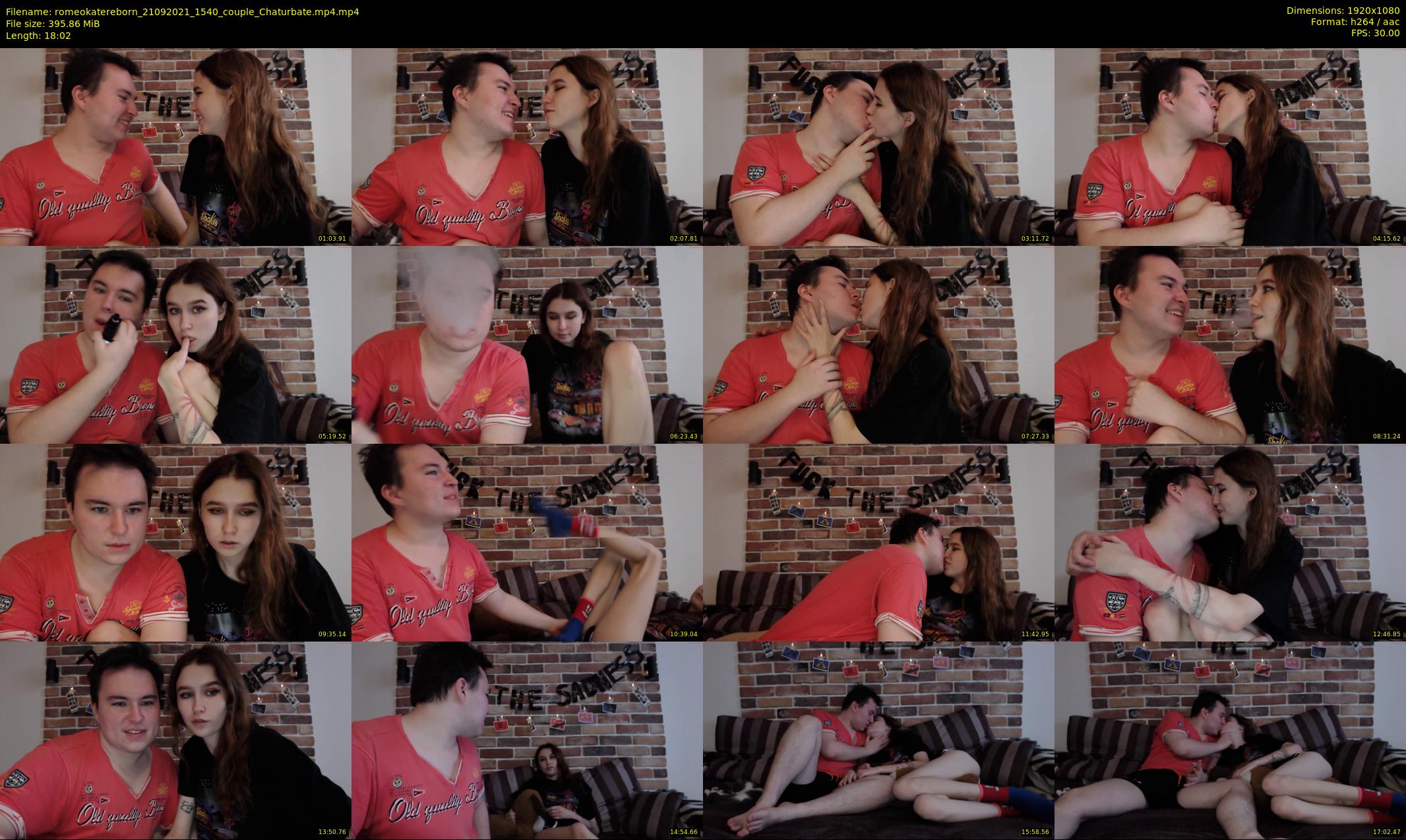 romeokatereborn — 19 minute Chaturbate couple cam show recording, 1080p, Sep 21, 2021