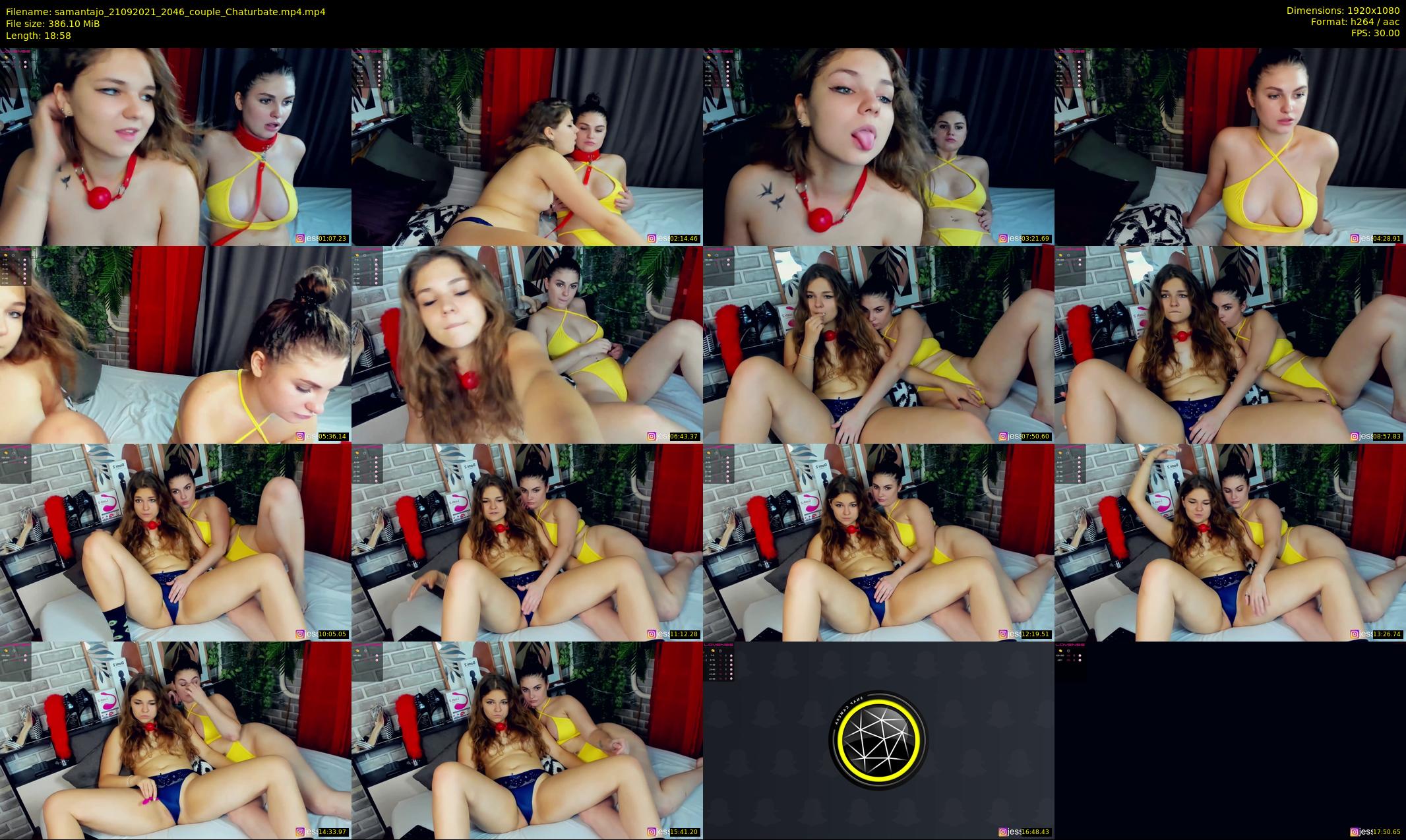 samantajo — 19 minute Chaturbate female cam show recording, 1080p, Sep 21, 2021