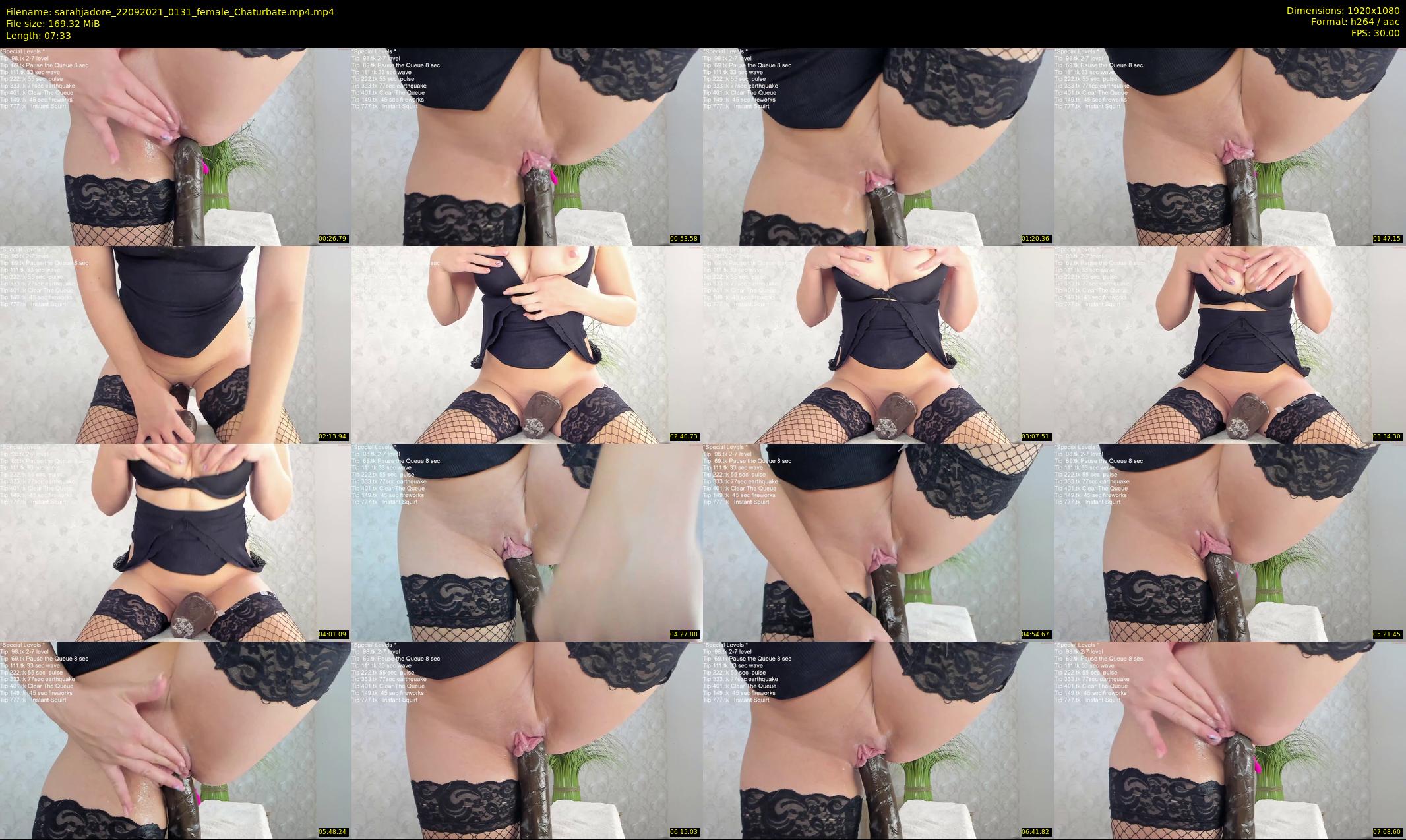 sarahjadore — 8 minute Chaturbate female cam show recording, 1080p, Sep 22, 2021