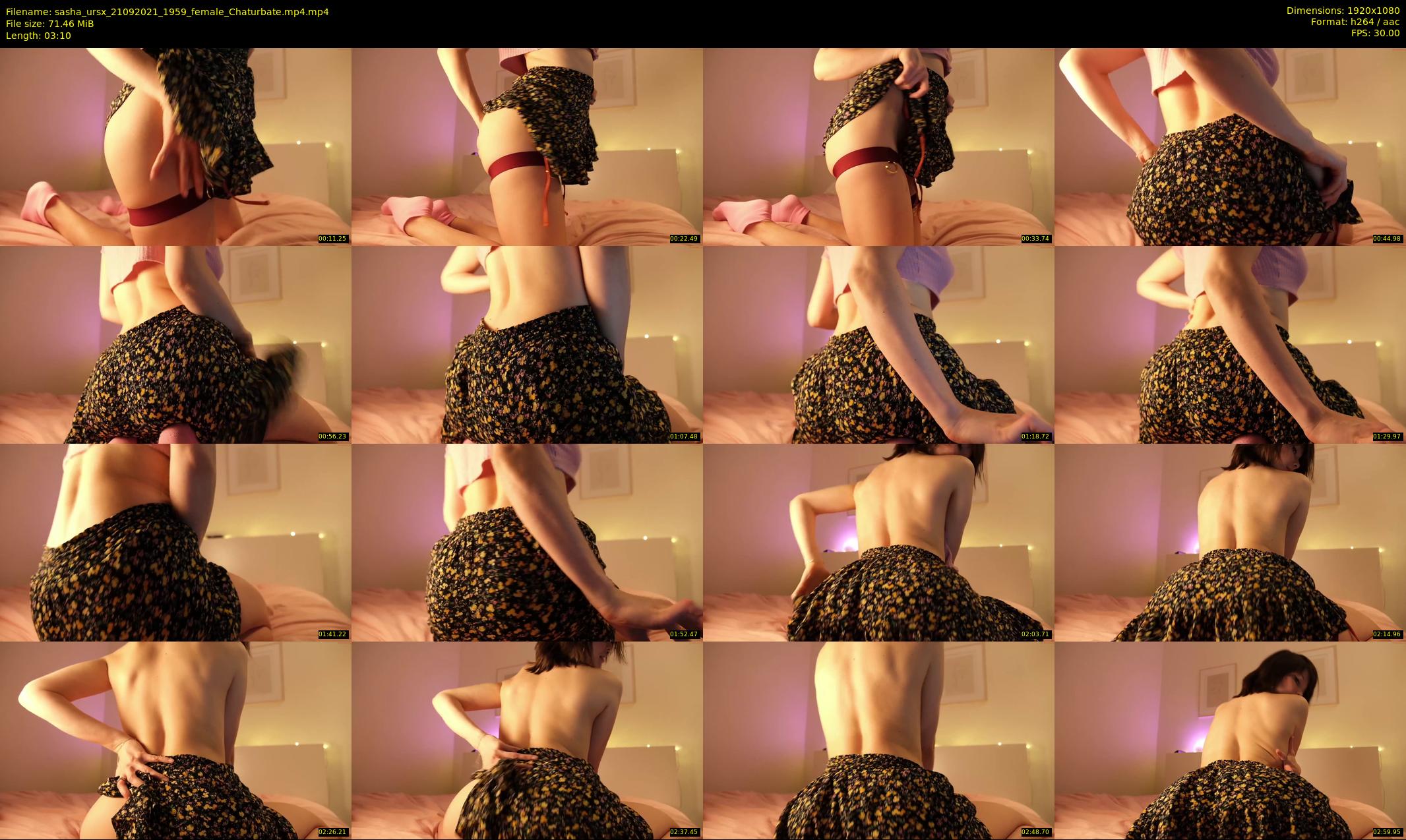 sasha_ursx — 4 minute Chaturbate female cam show recording, 1080p, Sep 21, 2021
