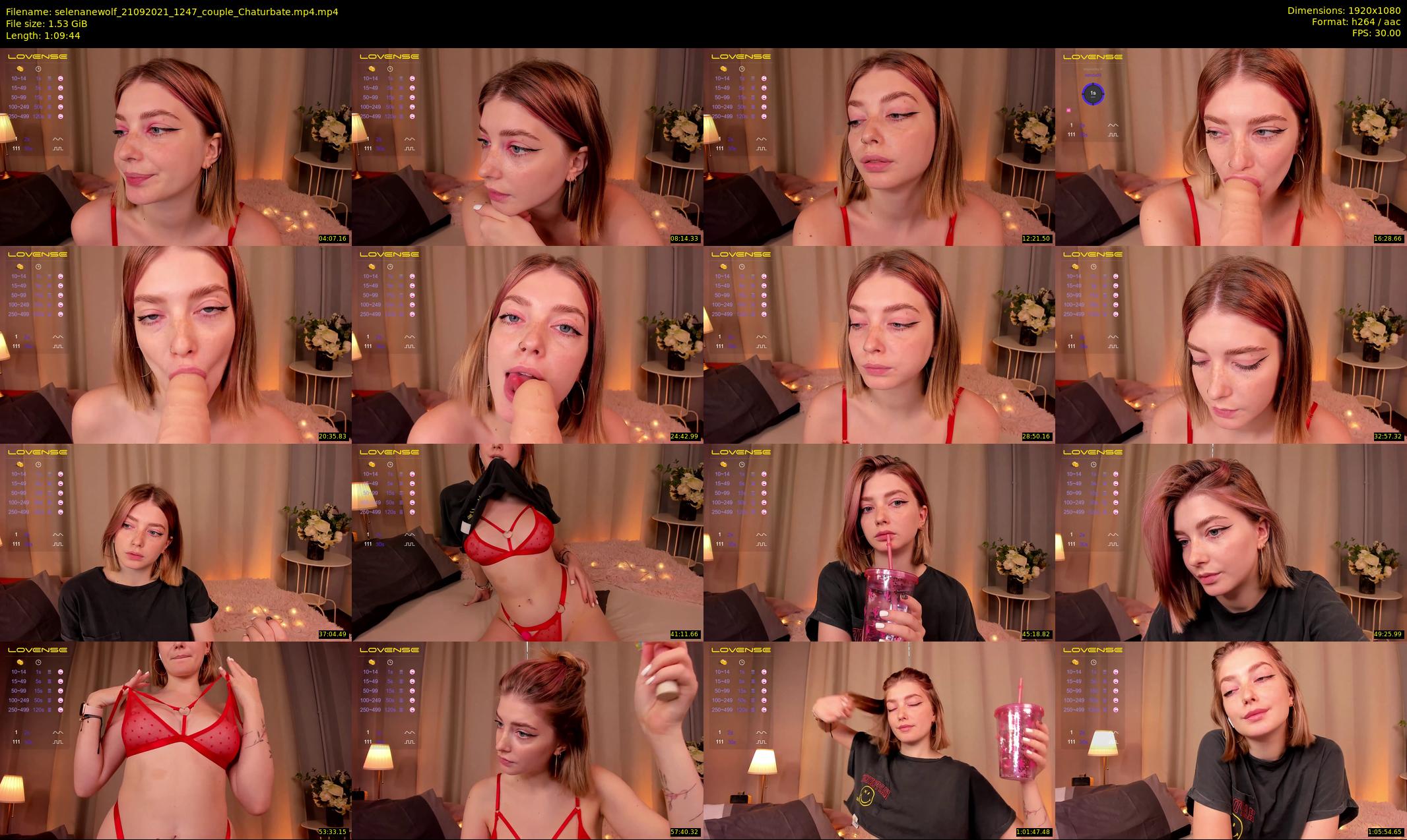 selenanewolf — 70 minute Chaturbate couple cam show recording, 1080p, Sep 21, 2021