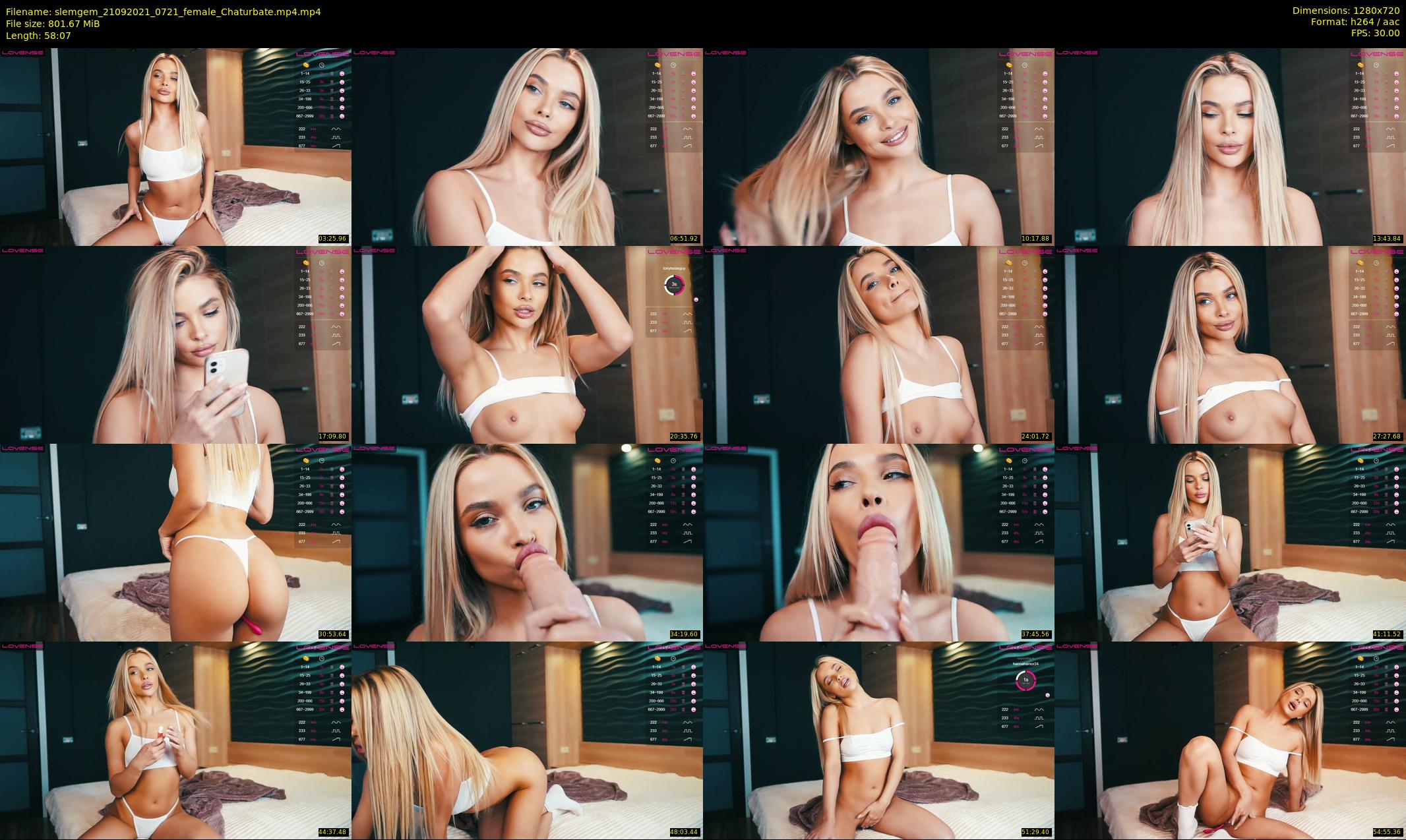 slemgem — 59 minute Chaturbate couple cam show recording, 720p, Sep 21, 2021