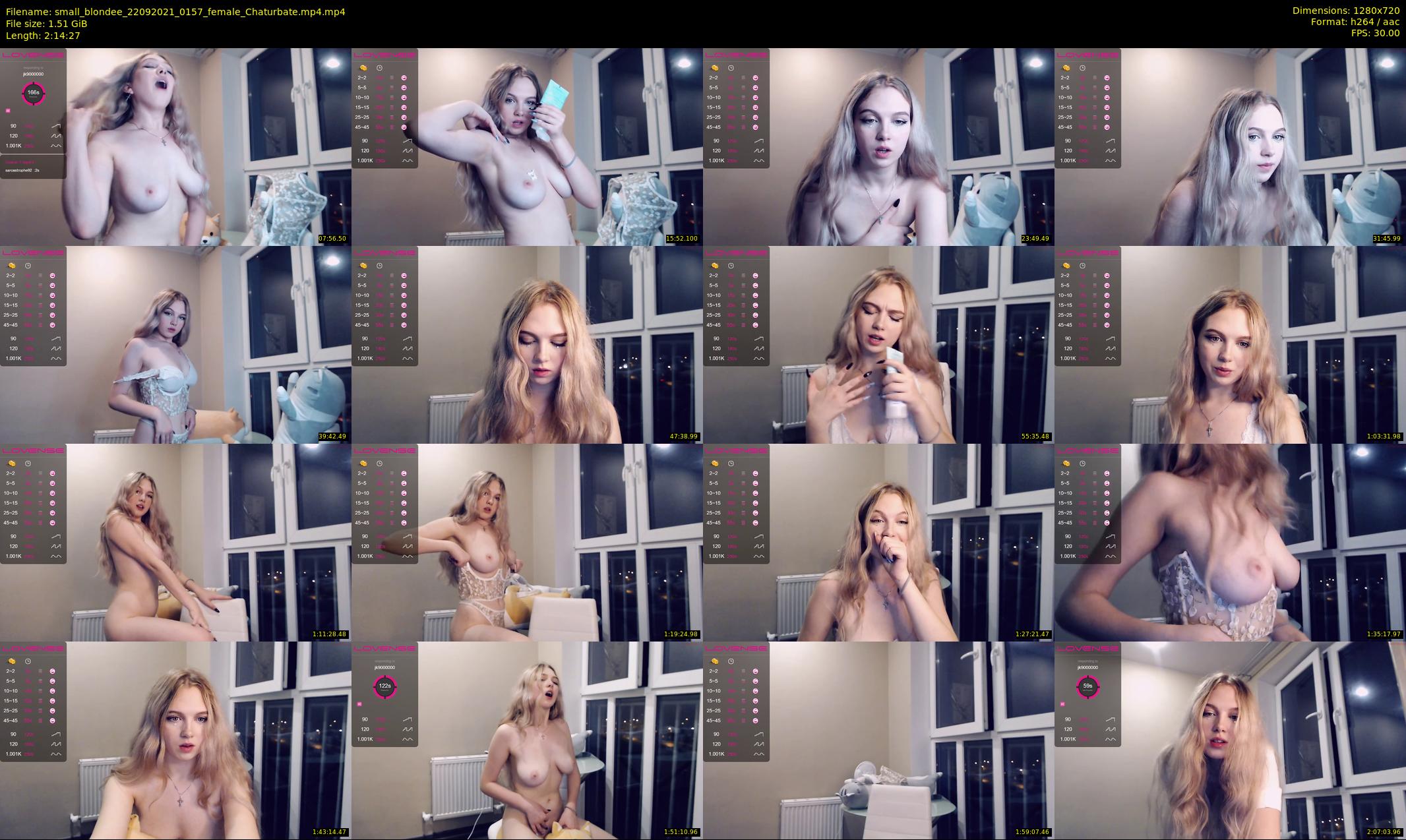 small_blondee — 135 minute Chaturbate female cam show recording, 720p, Sep 22, 2021