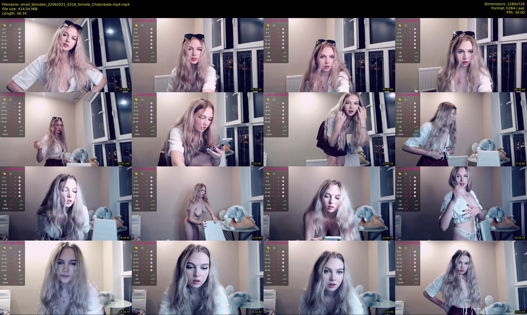 small_blondee — 37 minute Chaturbate female cam show recording, 720p, Sep 22, 2021