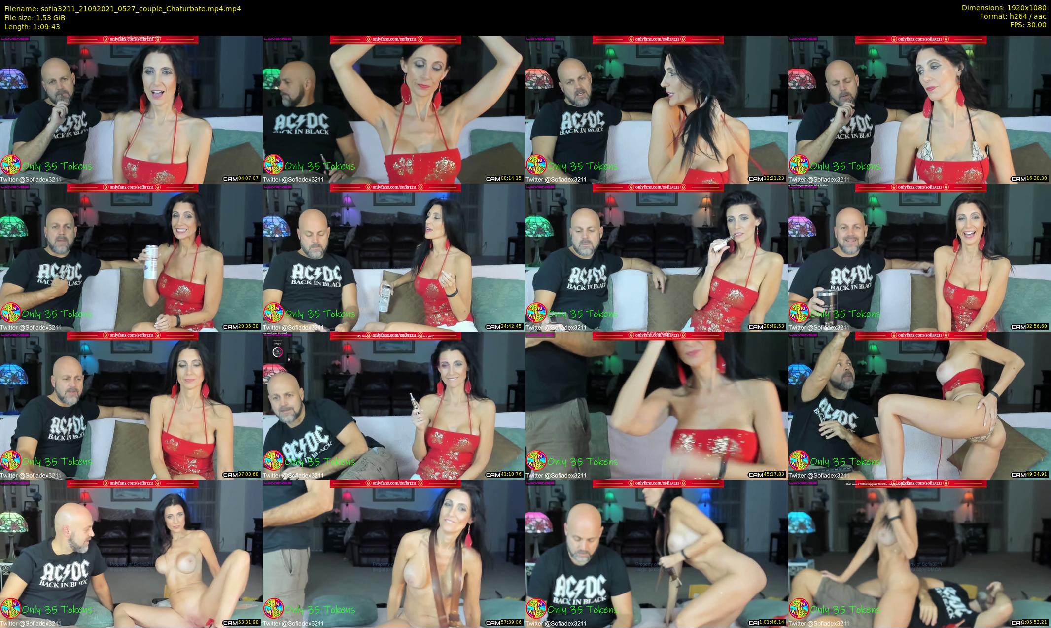 sofia3211 — 70 minute Chaturbate couple cam show recording, 1080p, Sep 21, 2021