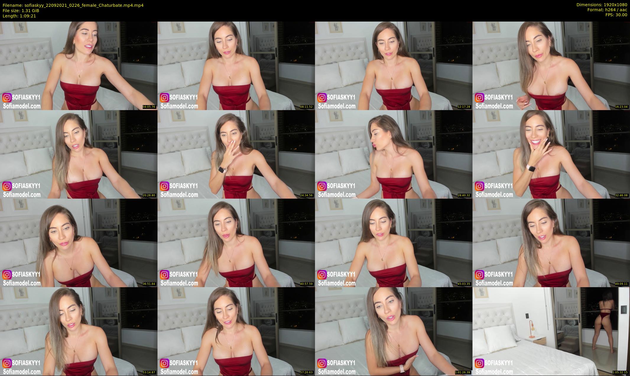 sofiaskyy — 70 minute Chaturbate female cam show recording, 1080p, Sep 22, 2021