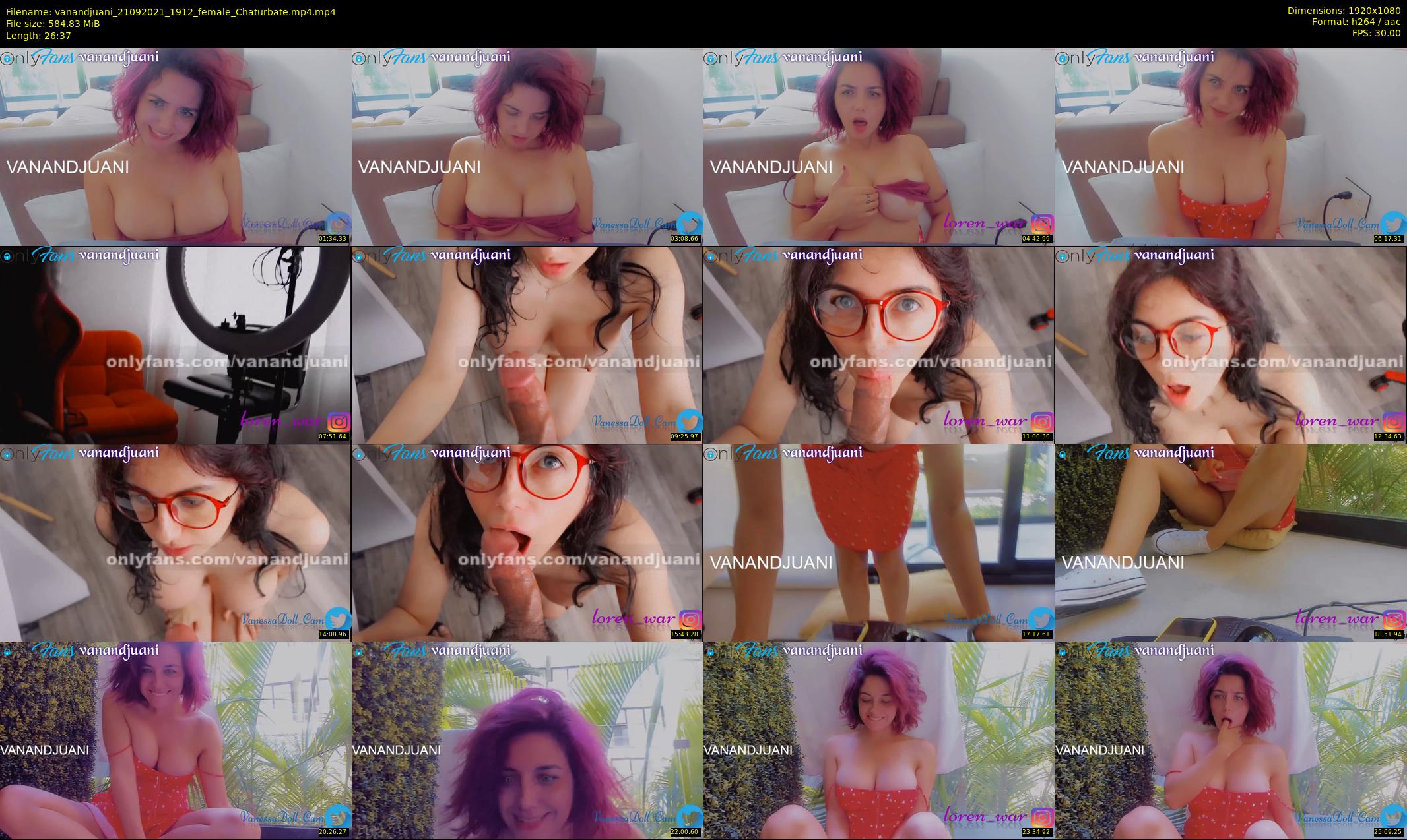 vanandjuani — 27 minute Chaturbate female cam show recording, 1080p, Sep 21, 2021