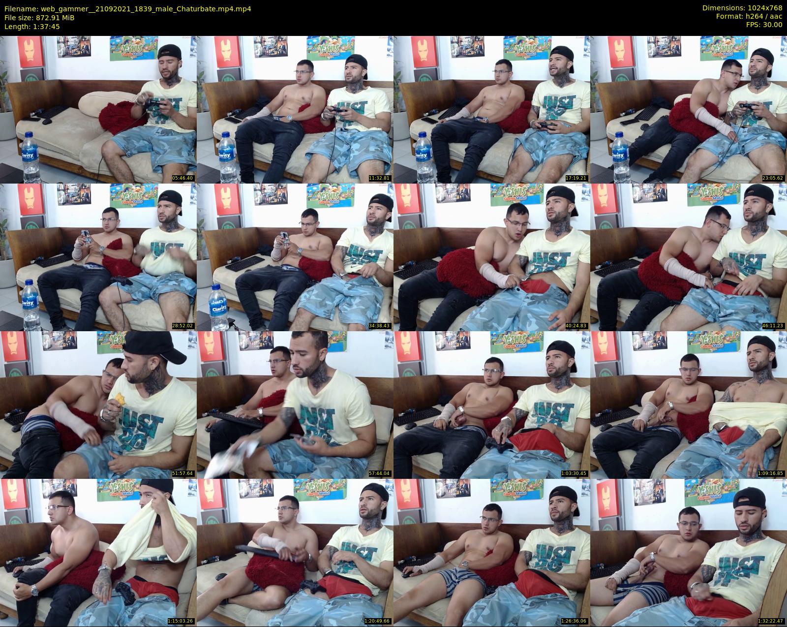 web_gammer_ — 98 minute Chaturbate male cam show recording, 720p, Sep 21, 2021