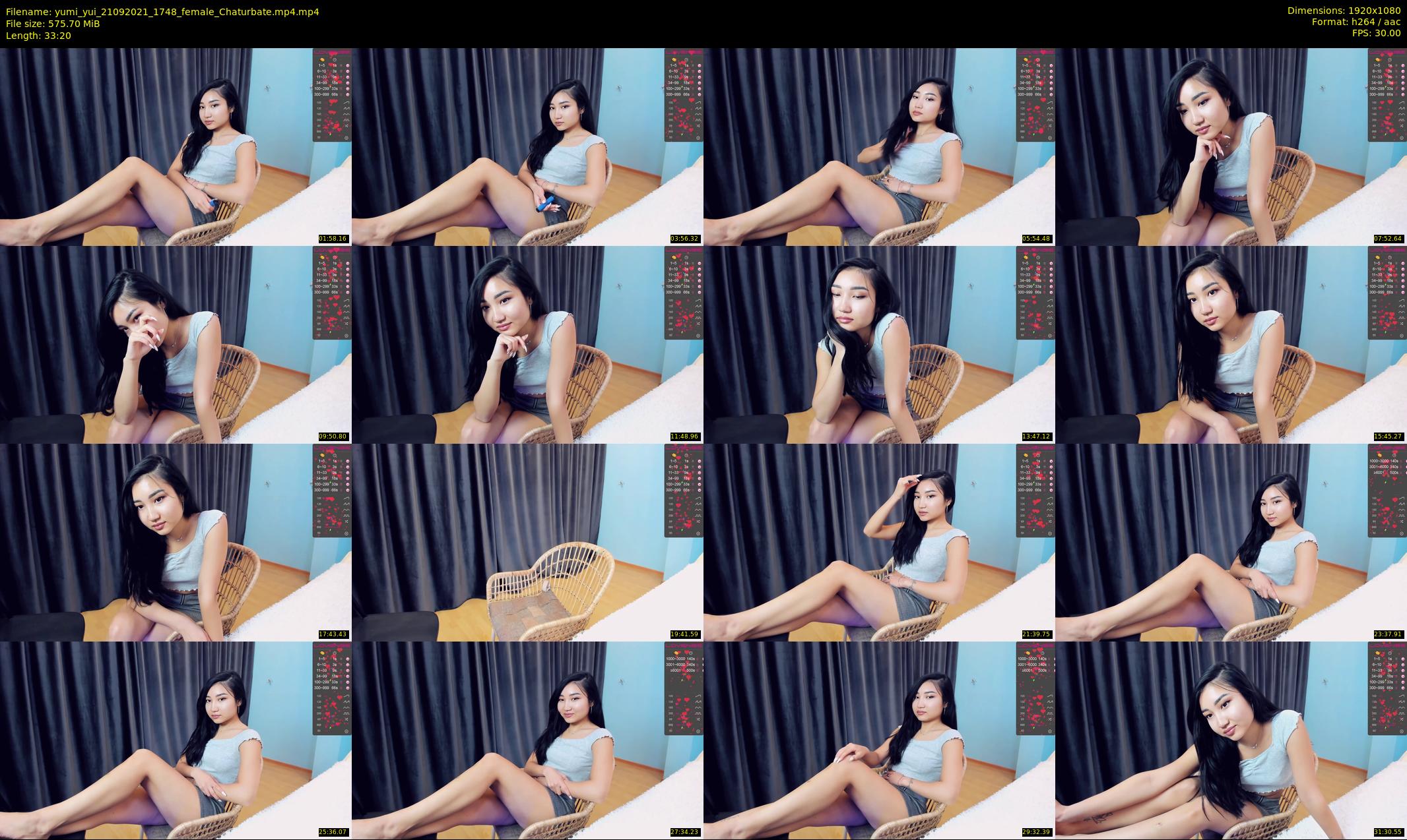 yumi_yui — 34 minute Chaturbate female cam show recording, 1080p, Sep 21, 2021