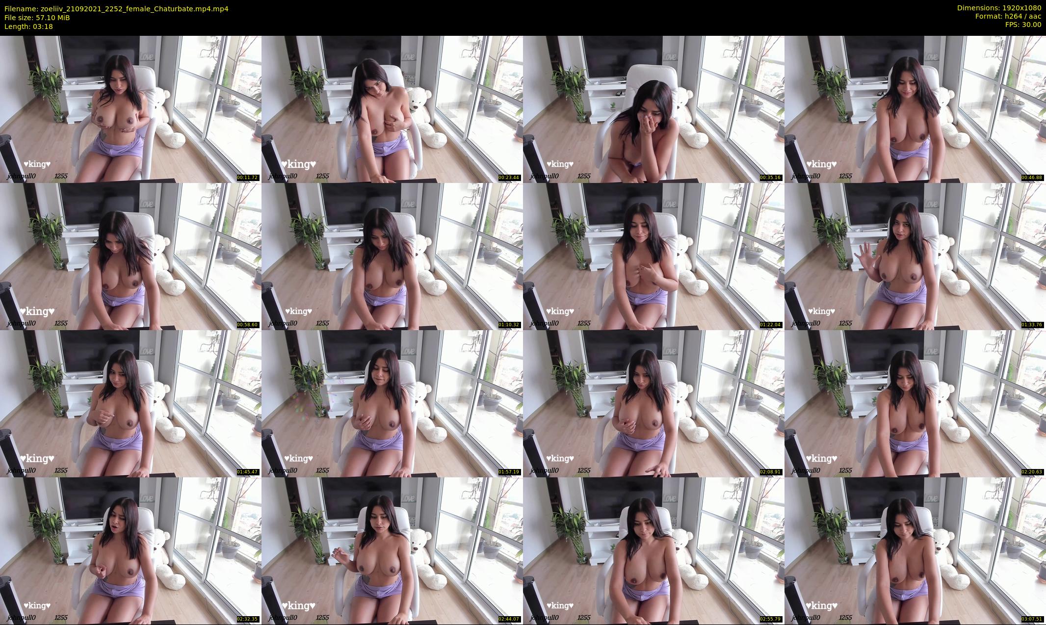 zoeliiv — 4 minute Chaturbate female cam show recording, 1080p, Sep 21, 2021