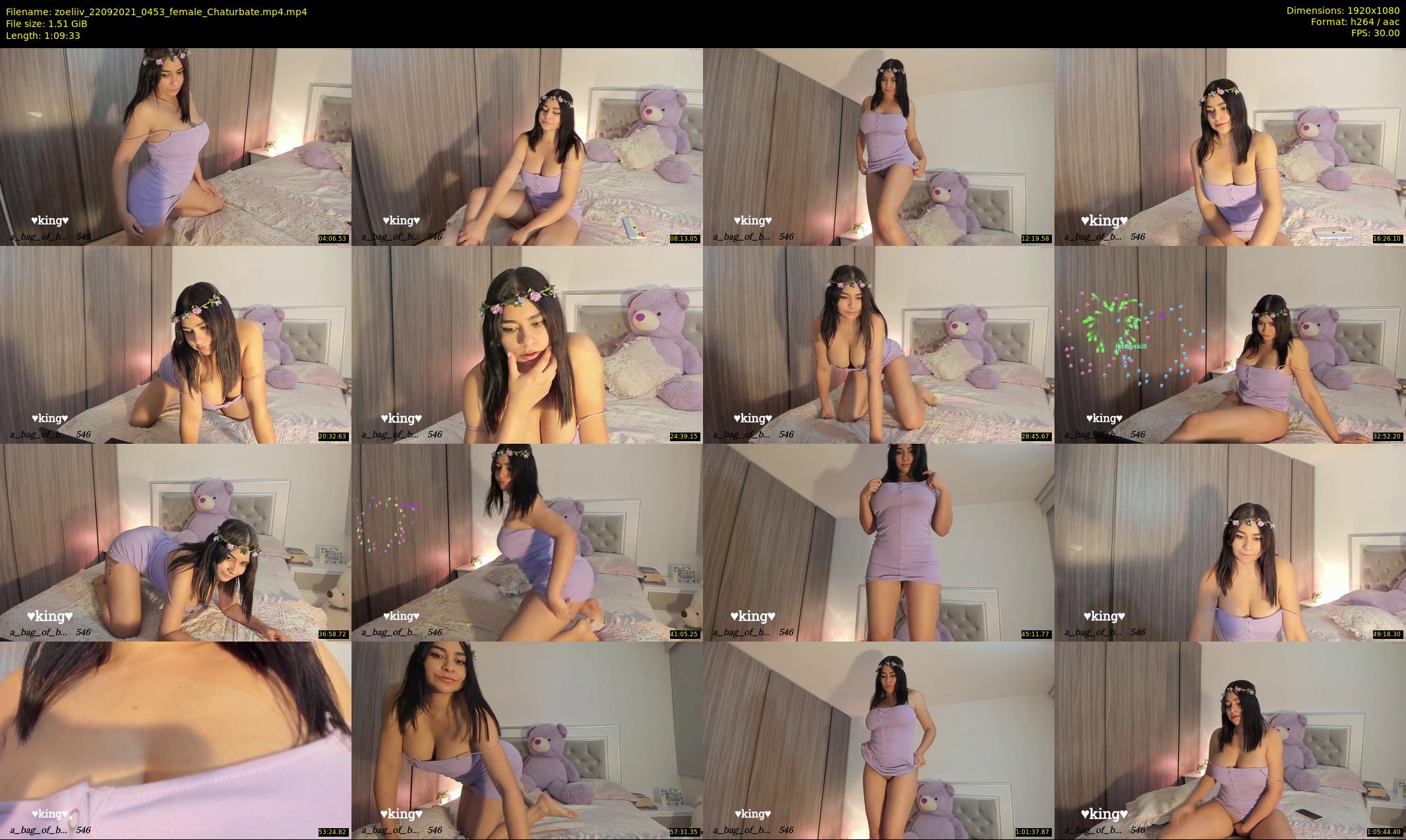 zoeliiv — 70 minute Chaturbate female cam show recording, 1080p, Sep 22, 2021