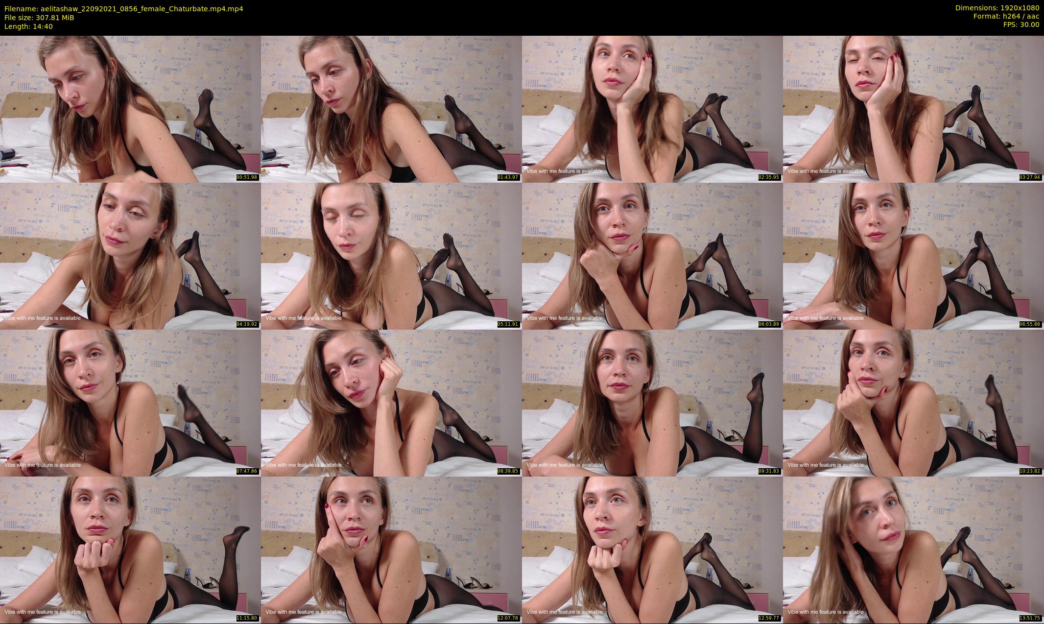 aelitashaw — 15 minute Chaturbate female cam show recording, 1080p, Sep 22, 2021