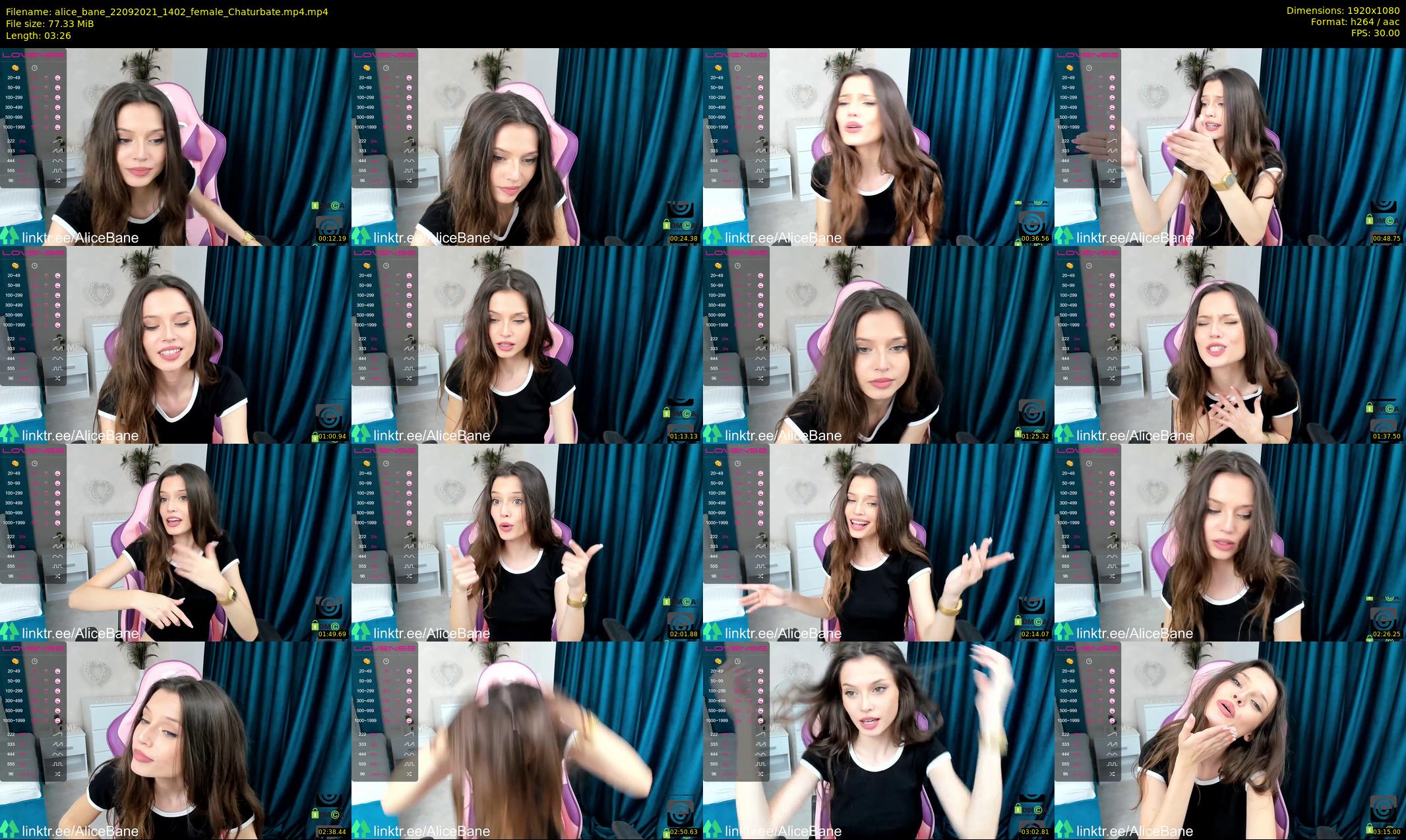 alice_bane — 4 minute Chaturbate female cam show recording, 1080p, Sep 22, 2021