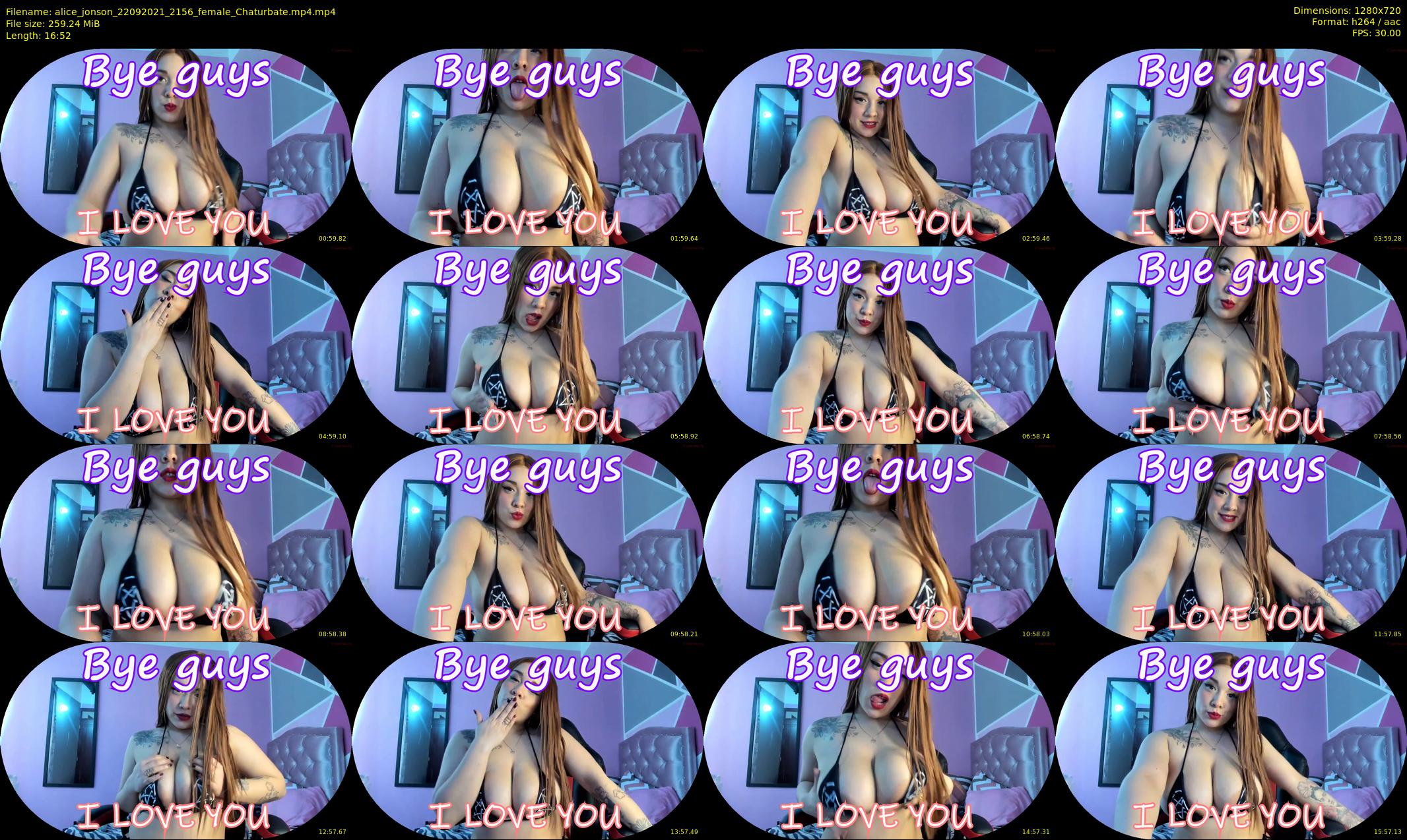 alice_jonson — 17 minute Chaturbate female cam show recording, 720p, Sep 22, 2021