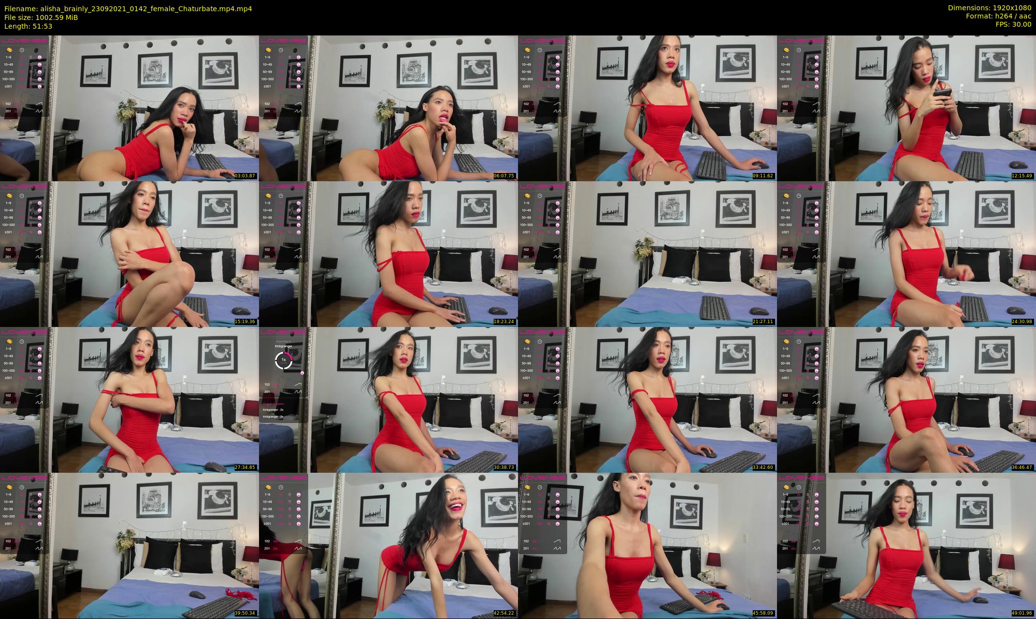 alisha_brainly — 52 minute Chaturbate female cam show recording, 1080p, Sep 23, 2021