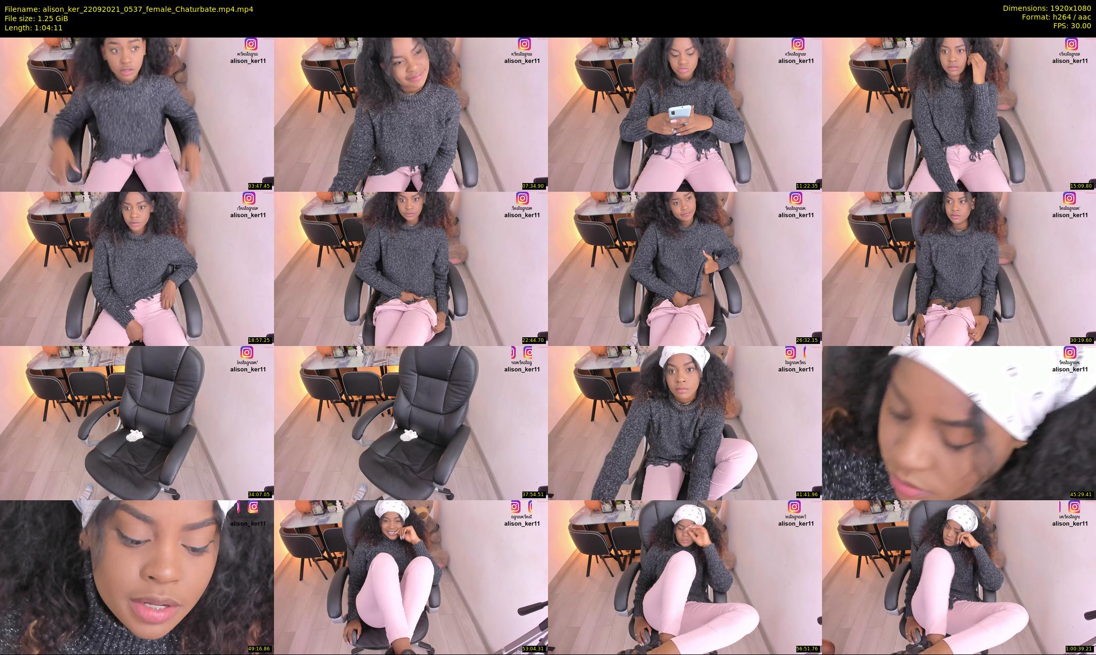 alison_ker — 65 minute Chaturbate female cam show recording, 1080p, Sep 22, 2021