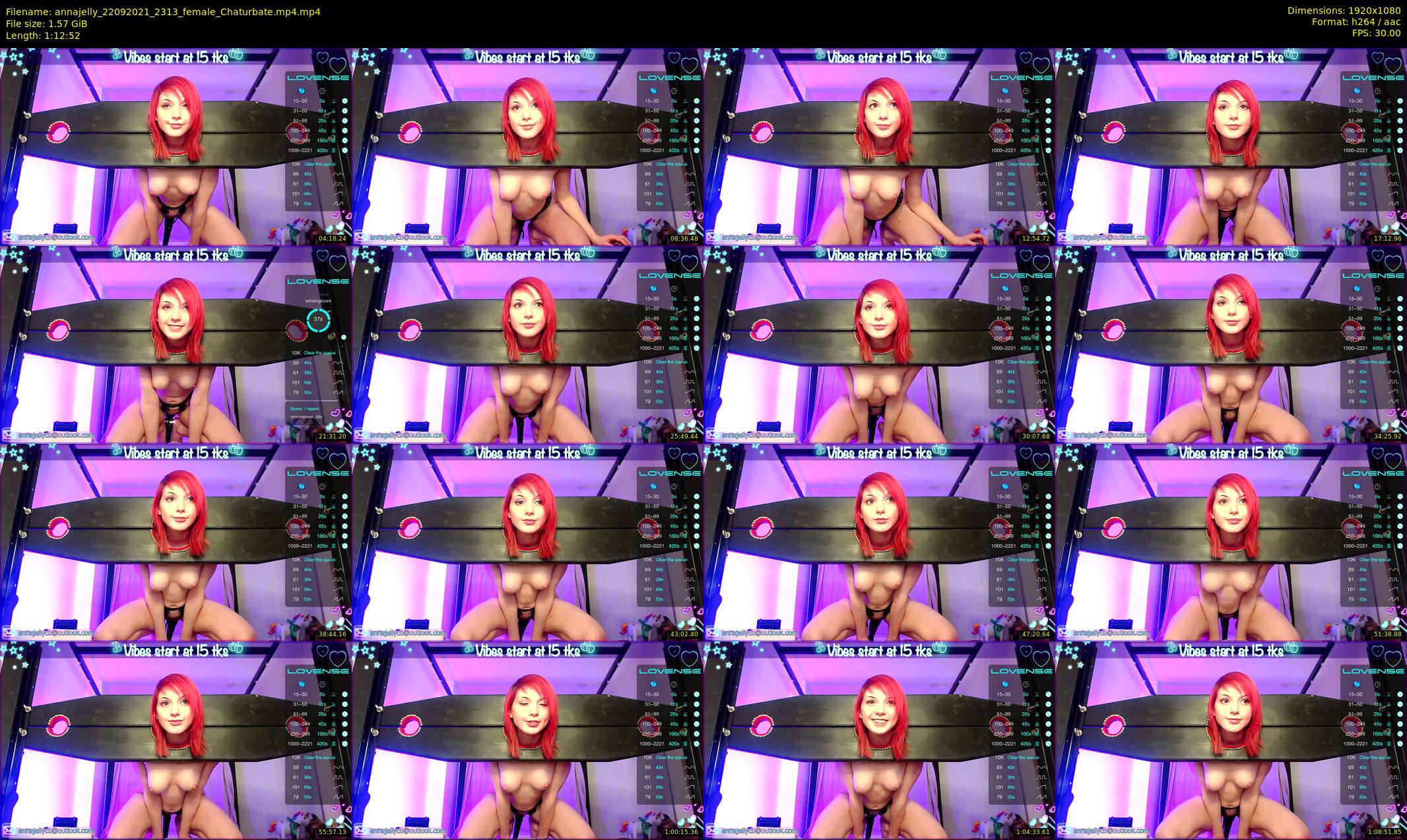 annajelly — 73 minute Chaturbate couple cam show recording, 1080p, Sep 22, 2021
