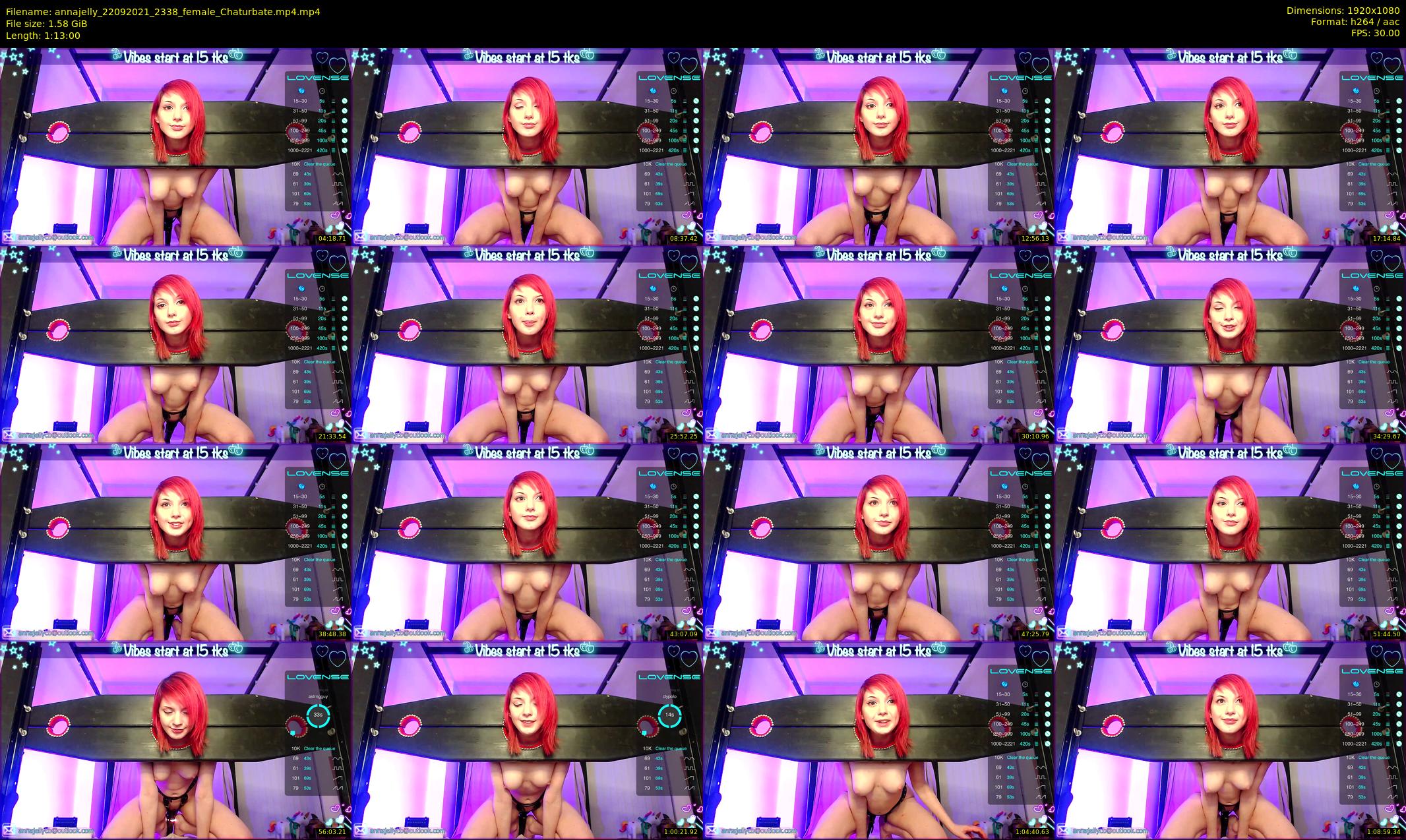 annajelly — 73 minute Chaturbate couple cam show recording, 1080p, Sep 22, 2021