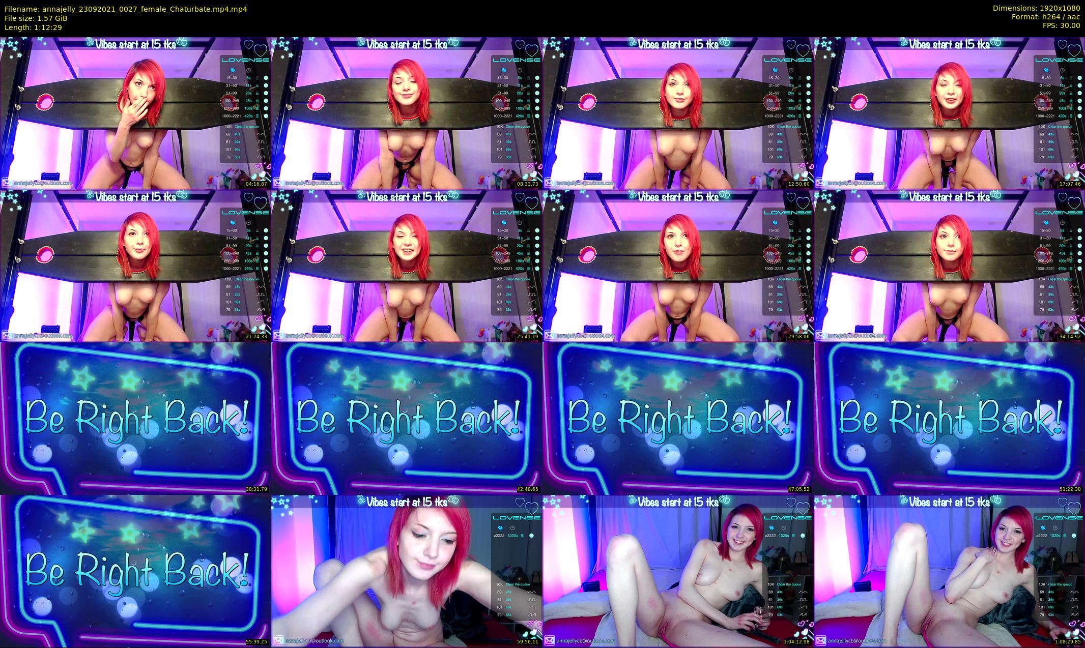 annajelly — 73 minute Chaturbate couple cam show recording, 1080p, Sep 23, 2021