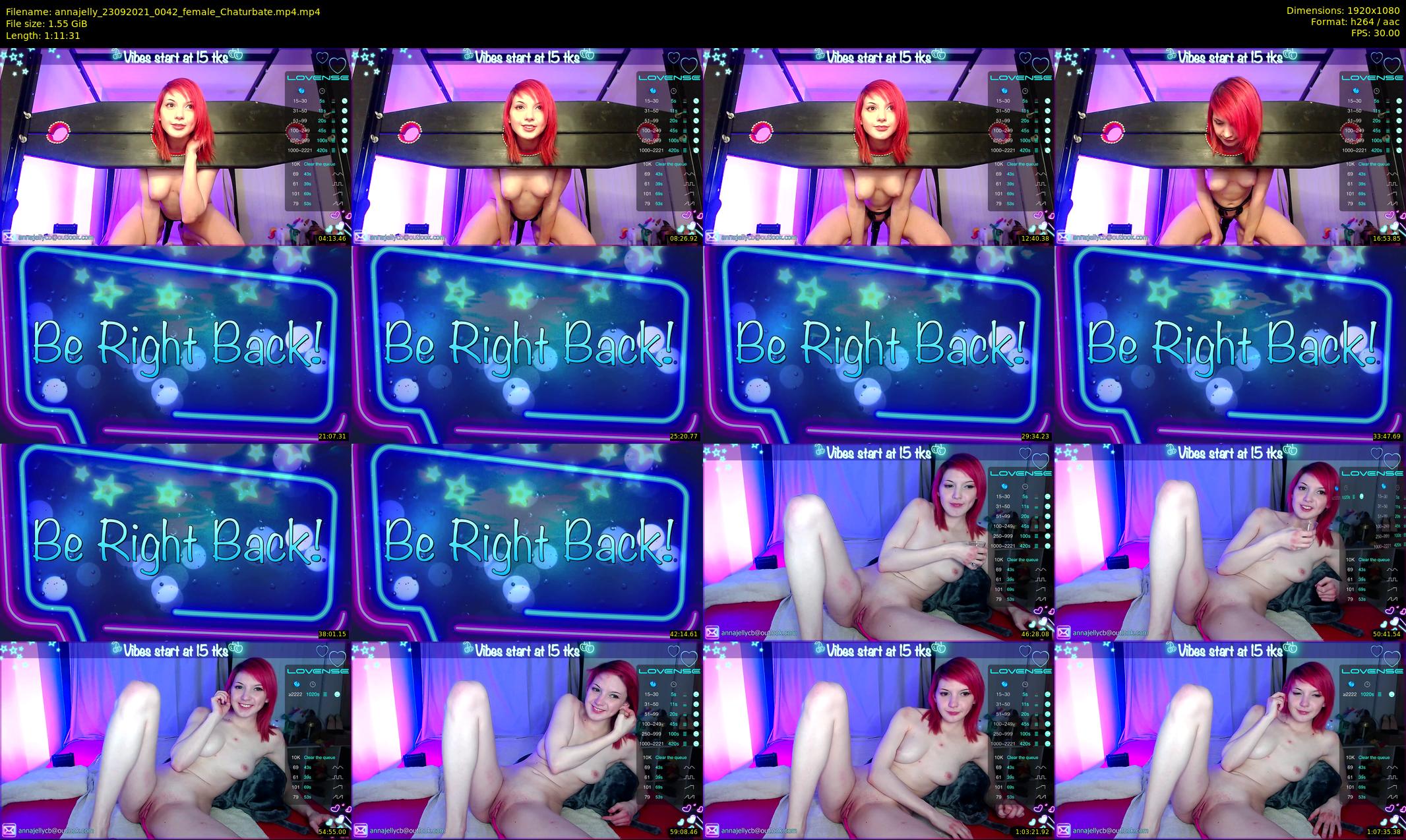 annajelly — 72 minute Chaturbate couple cam show recording, 1080p, Sep 23, 2021