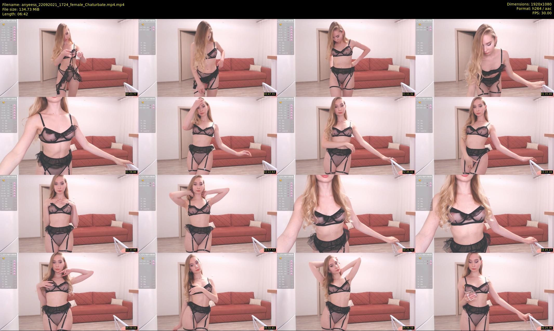 anyeess — 7 minute Chaturbate female cam show recording, 1080p, Sep 22, 2021