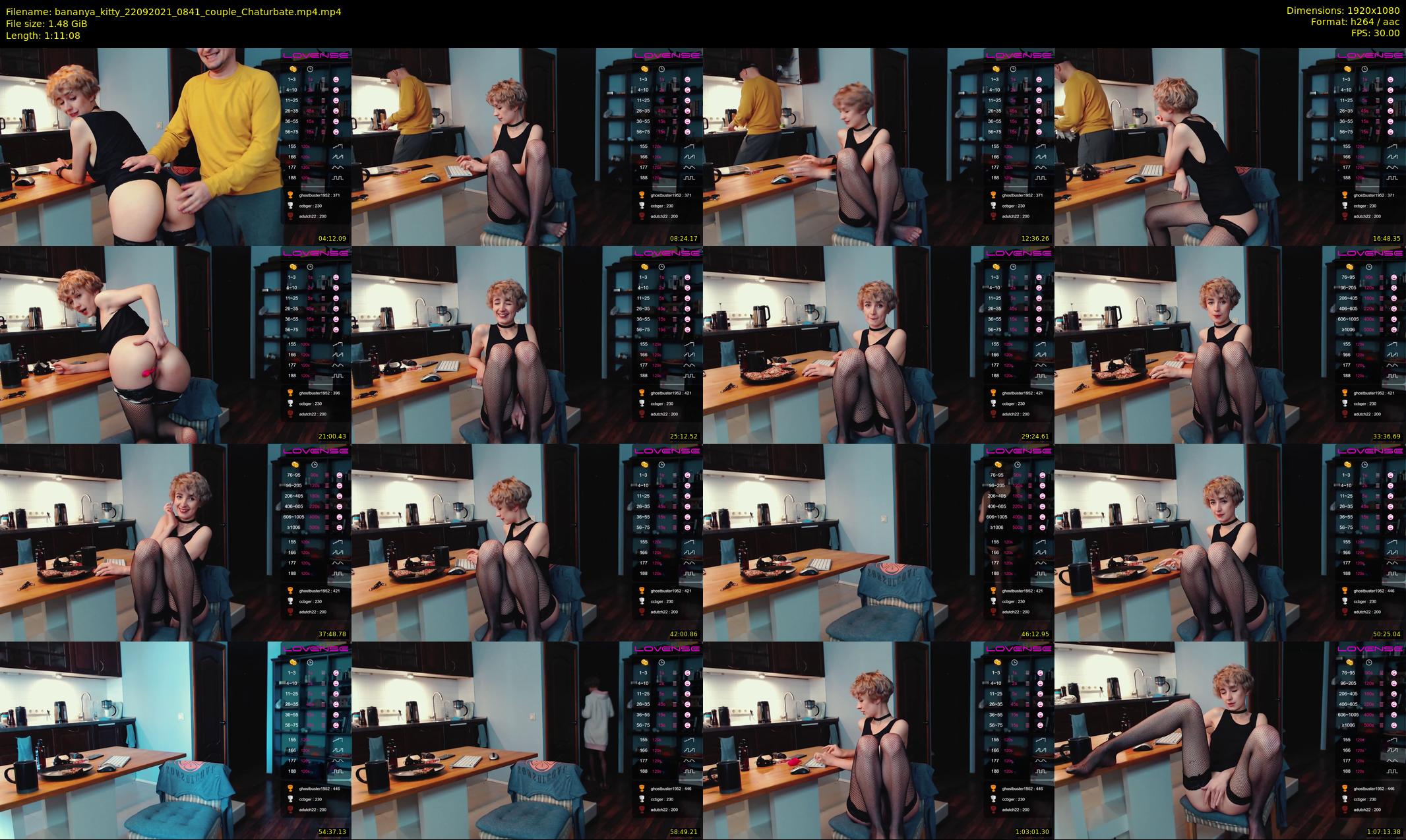 bananya_kitty — 72 minute Chaturbate couple cam show recording, 1080p, Sep 22, 2021