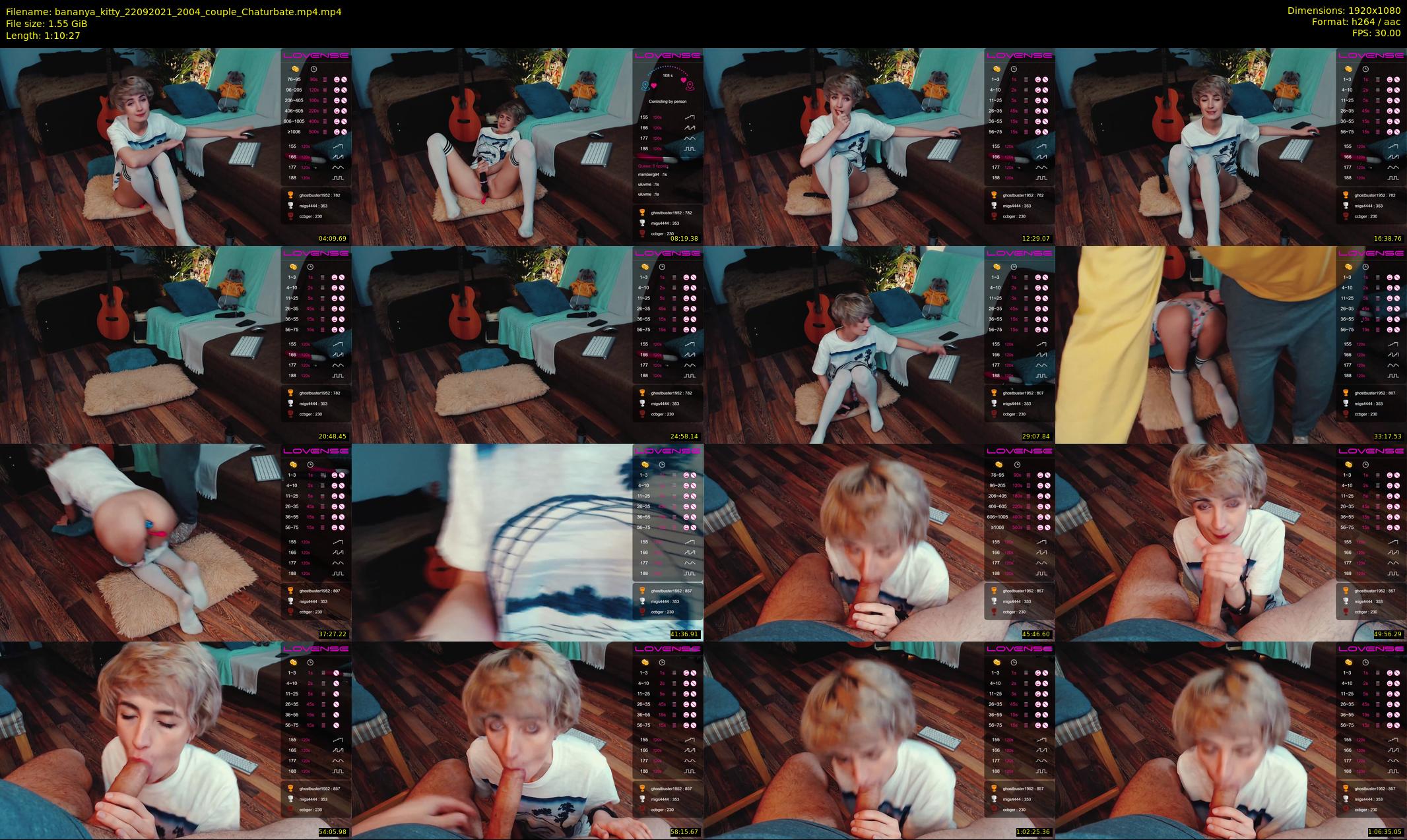 bananya_kitty — 71 minute Chaturbate couple cam show recording, 1080p, Sep 22, 2021