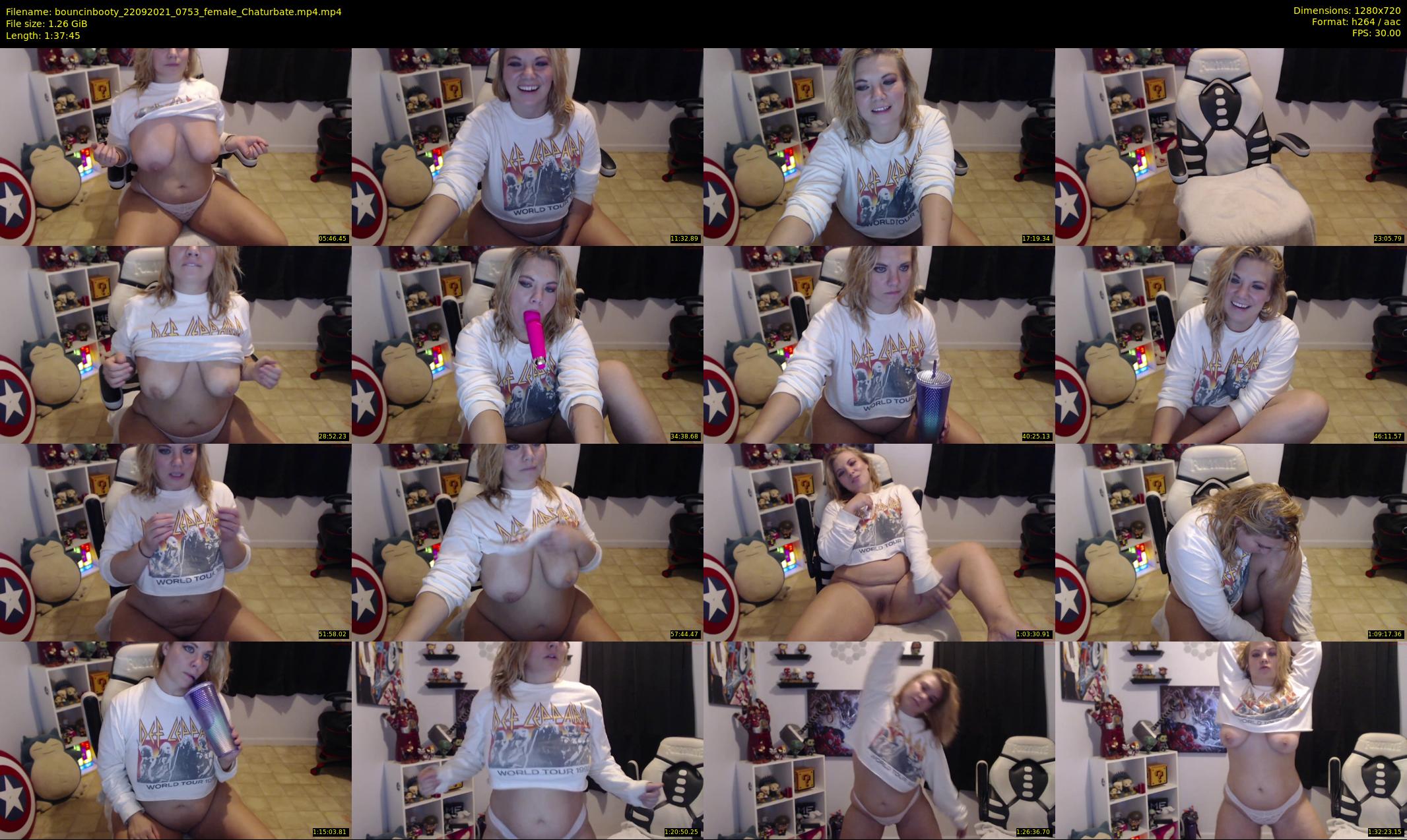bouncinbooty — 98 minute Chaturbate female cam show recording, 720p, Sep 22, 2021