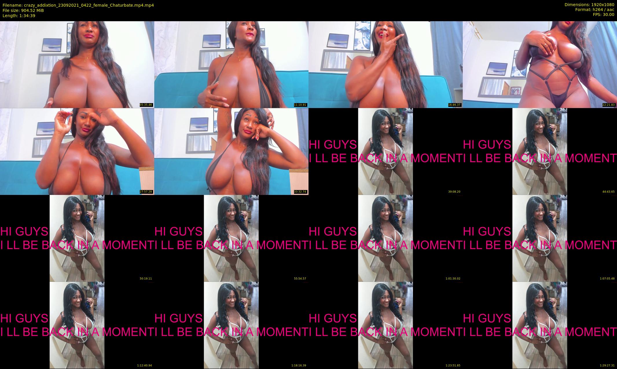 crazy_addixtion — 95 minute Chaturbate female cam show recording, 1080p, Sep 23, 2021