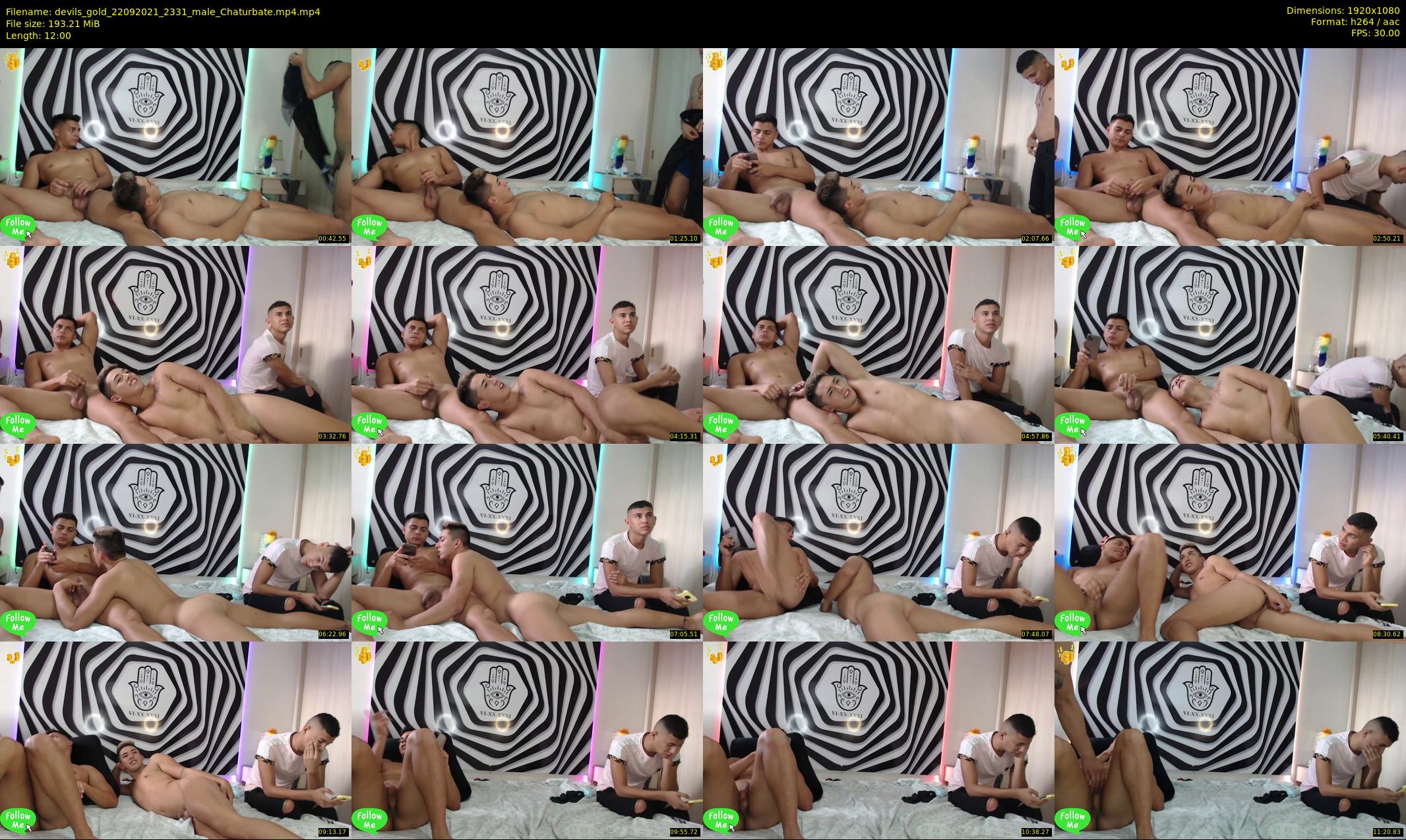 devils_gold — 12 minute Chaturbate male cam show recording, 1080p, Sep 22, 2021