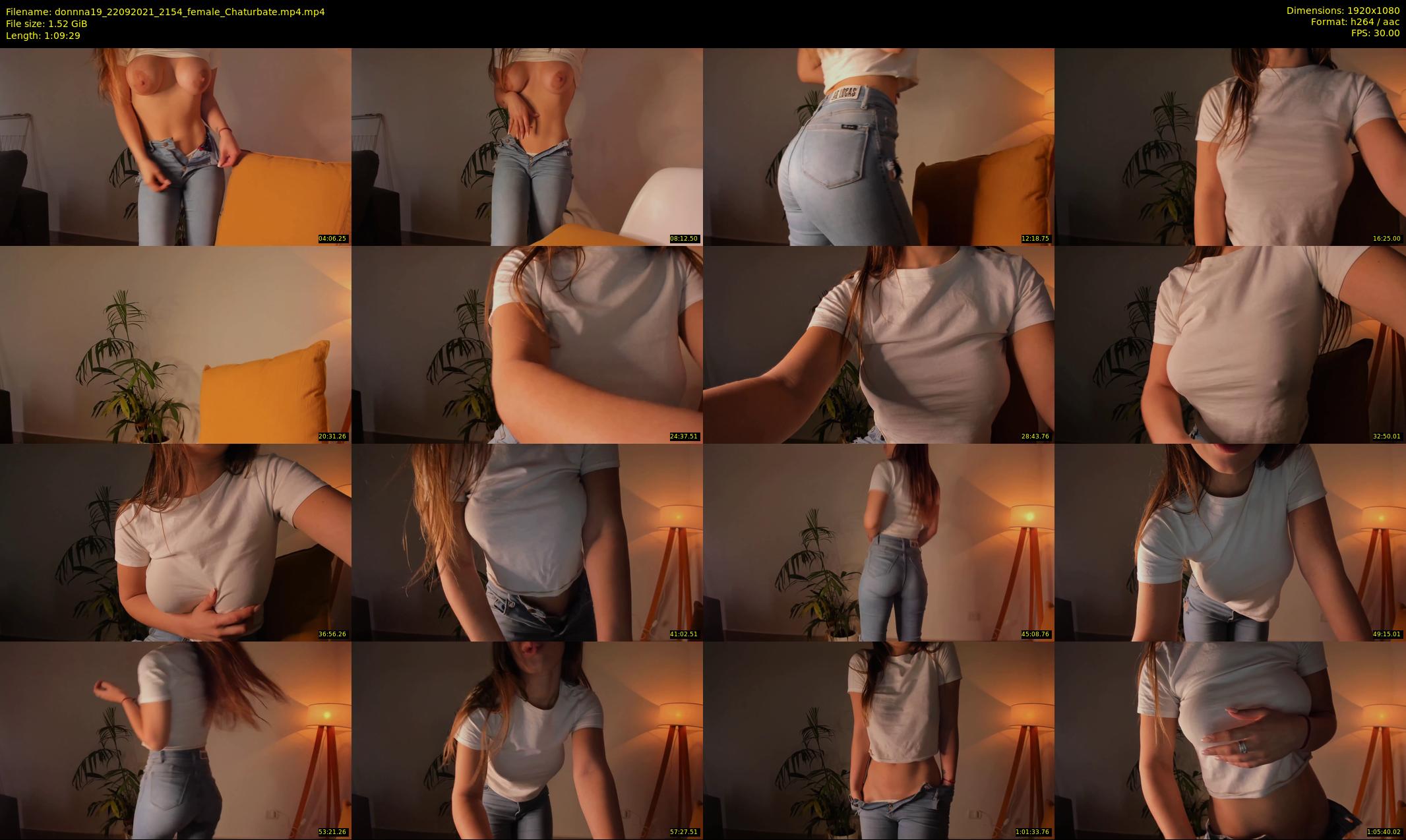 donnna19 — 70 minute Chaturbate female cam show recording, 1080p, Sep 22, 2021