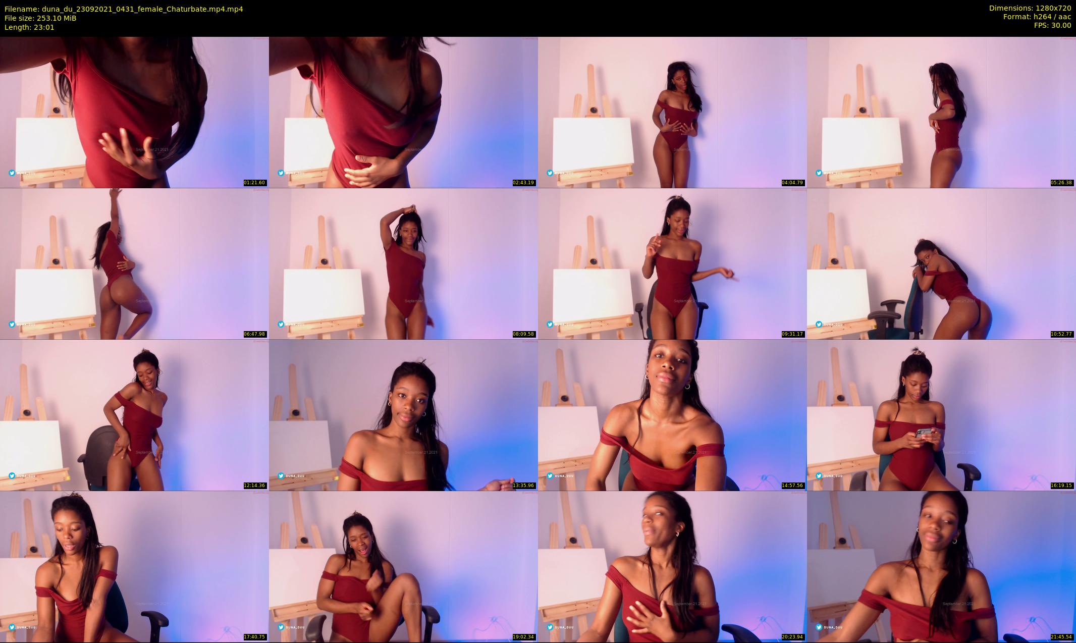 duna_du — 24 minute Chaturbate female cam show recording, 720p, Sep 23, 2021
