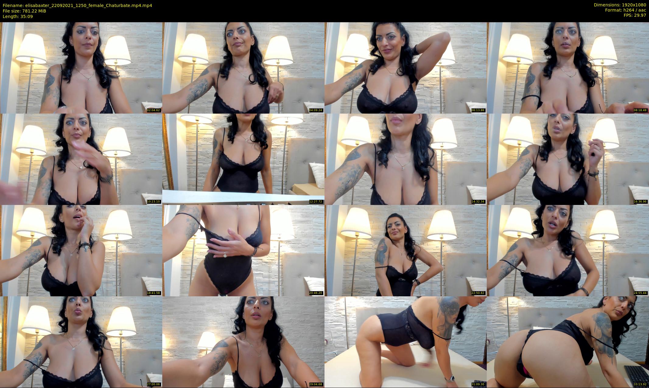 elisabaxter — 36 minute Chaturbate female cam show recording, 1080p, Sep 22, 2021