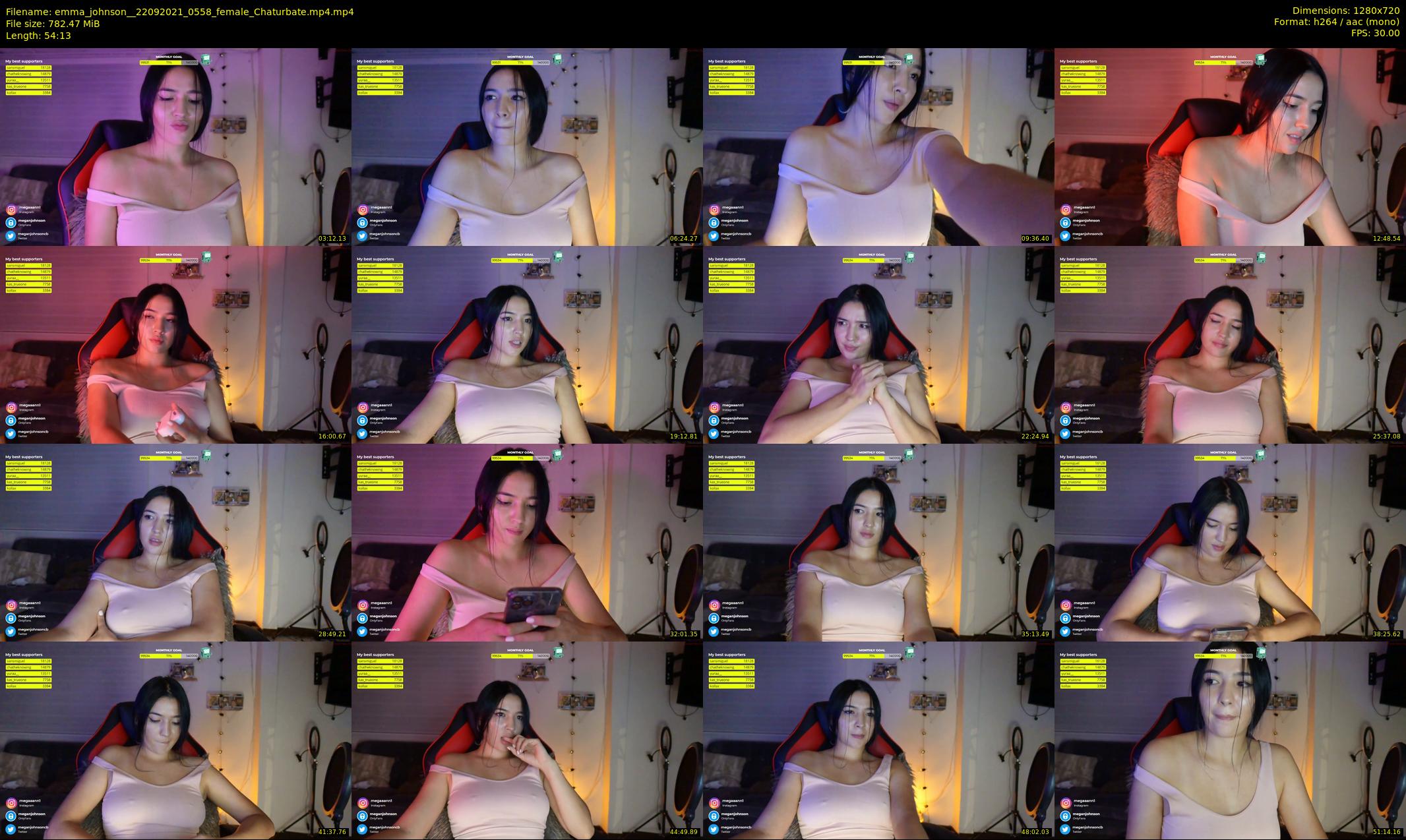 emma_johnson_ — 55 minute Chaturbate female cam show recording, 720p, Sep 22, 2021