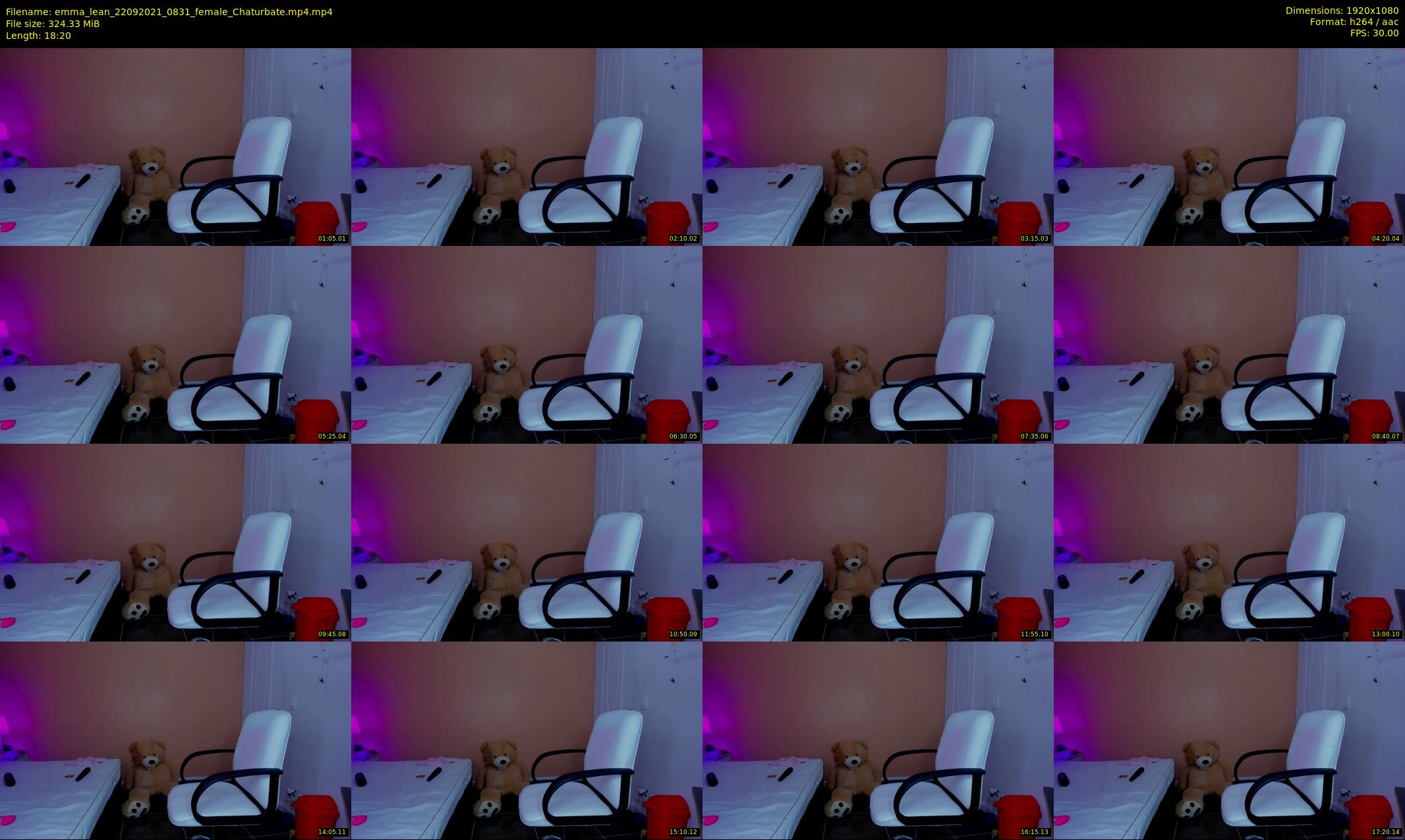 emma_lean — 19 minute Chaturbate female cam show recording, 1080p, Sep 22, 2021