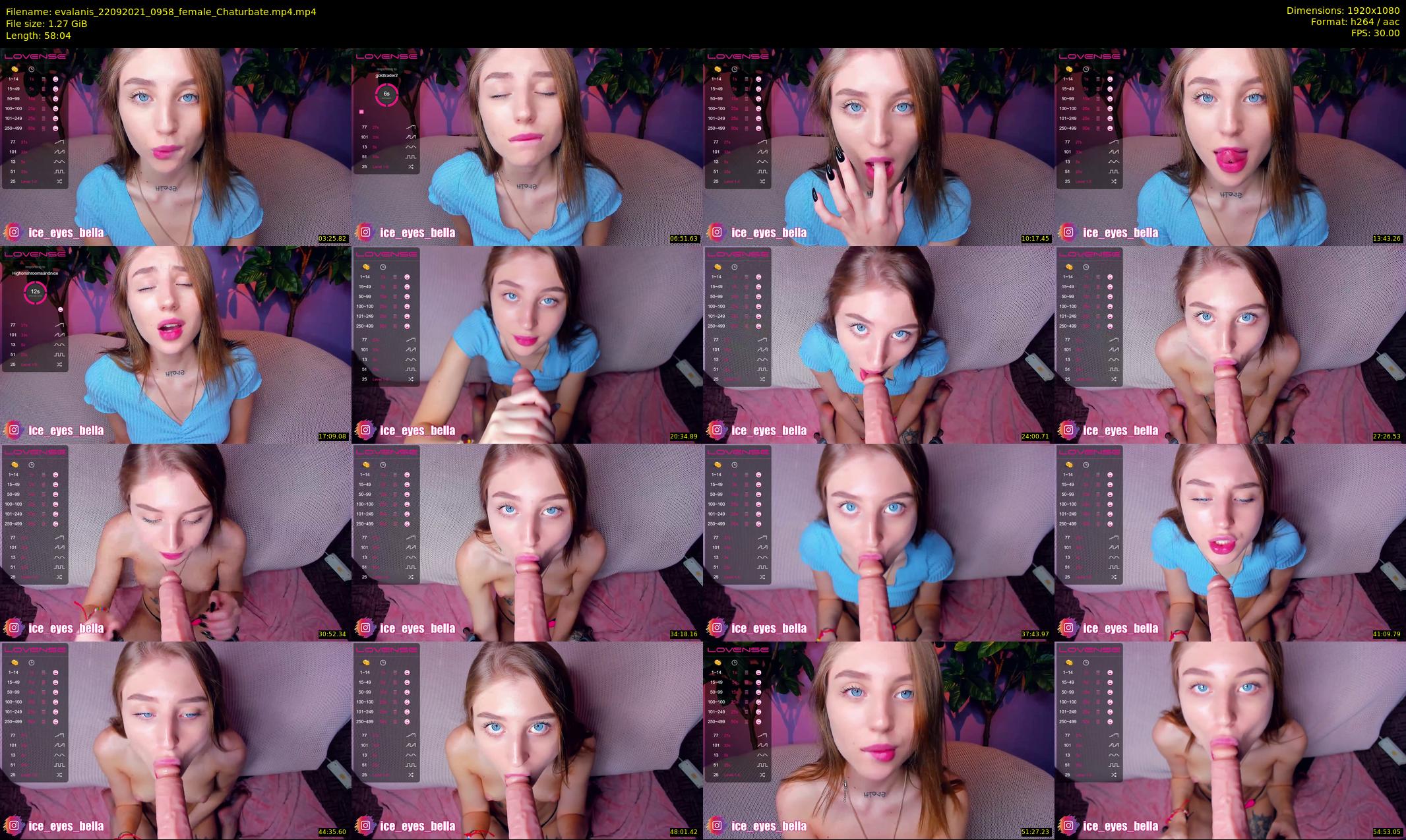 evalanis — 59 minute Chaturbate couple cam show recording, 1080p, Sep 22, 2021