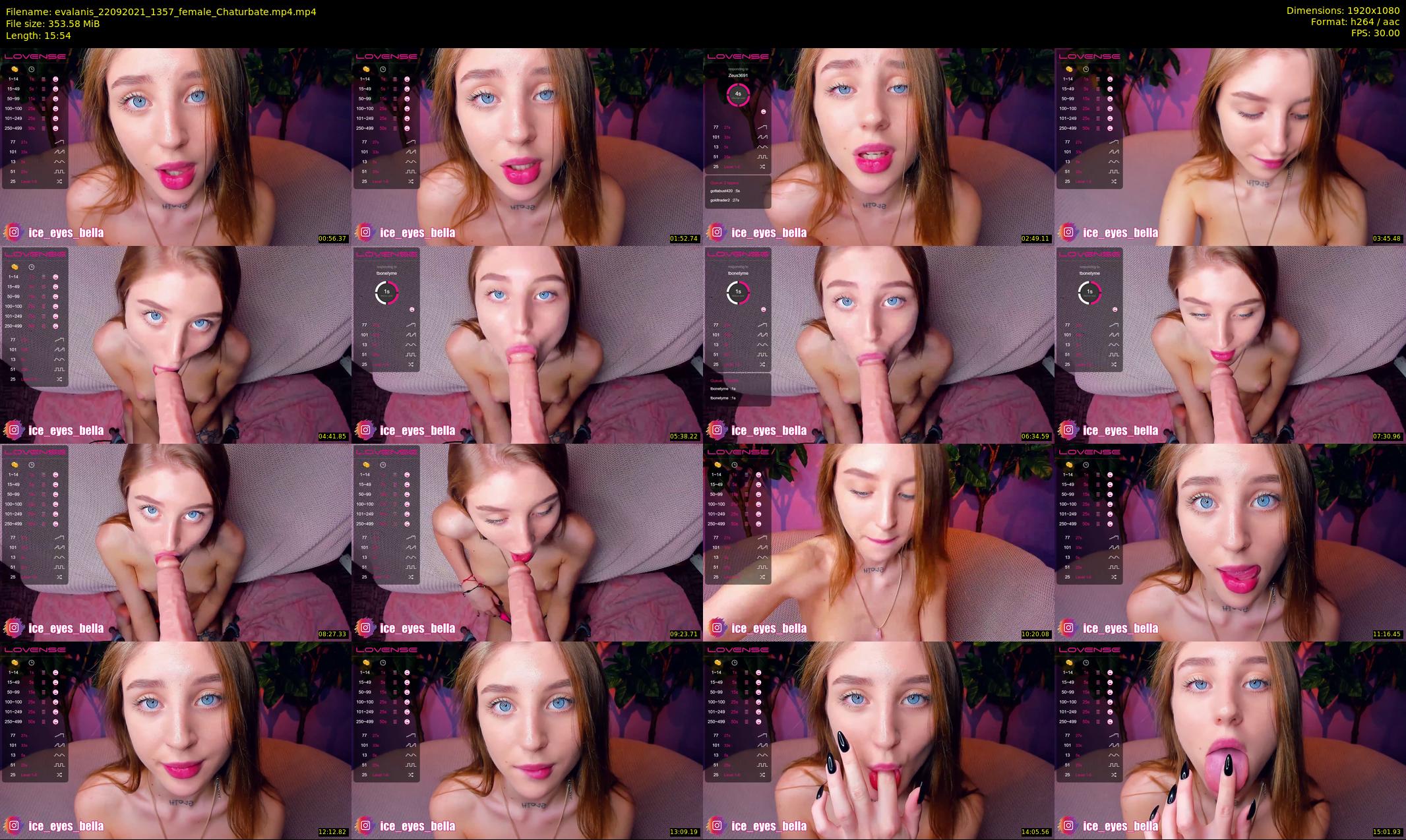 evalanis — 16 minute Chaturbate couple cam show recording, 1080p, Sep 22, 2021