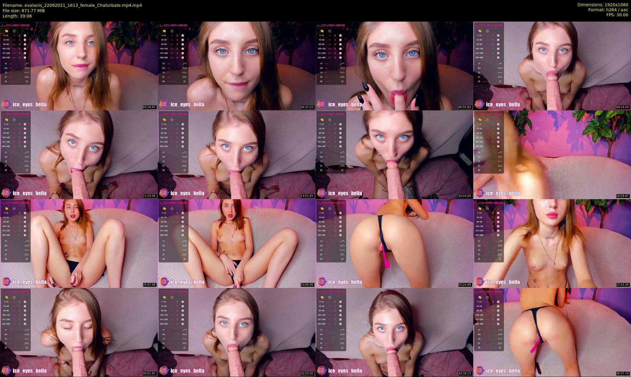 evalanis — 40 minute Chaturbate couple cam show recording, 1080p, Sep 22, 2021