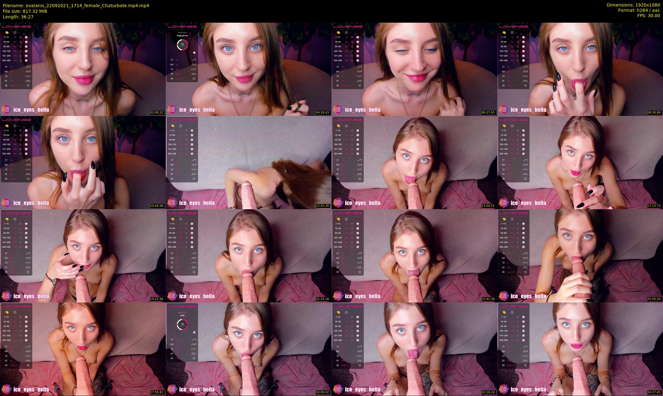 evalanis — 37 minute Chaturbate couple cam show recording, 1080p, Sep 22, 2021