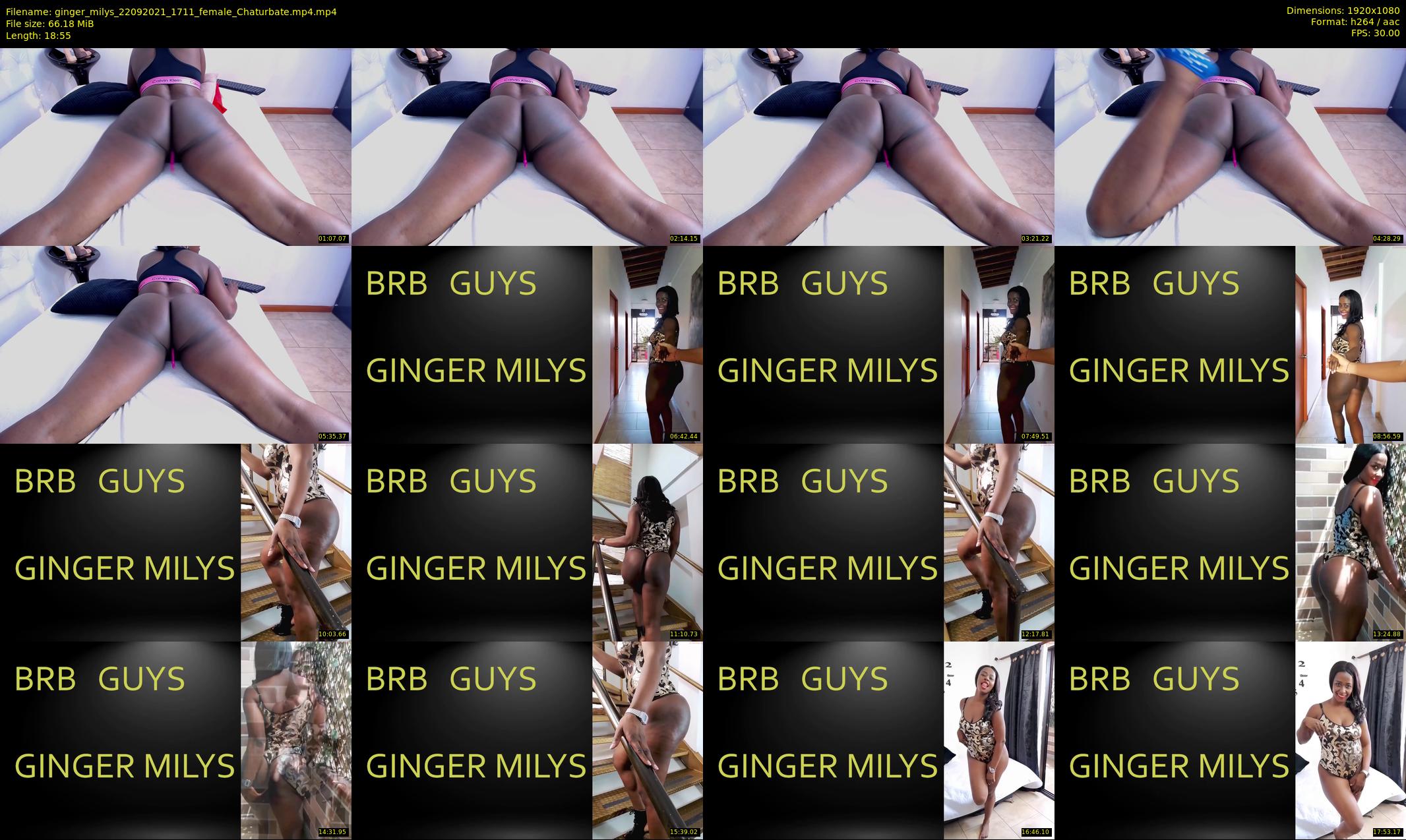 ginger_milys — 19 minute Chaturbate female cam show recording, 1080p, Sep 22, 2021