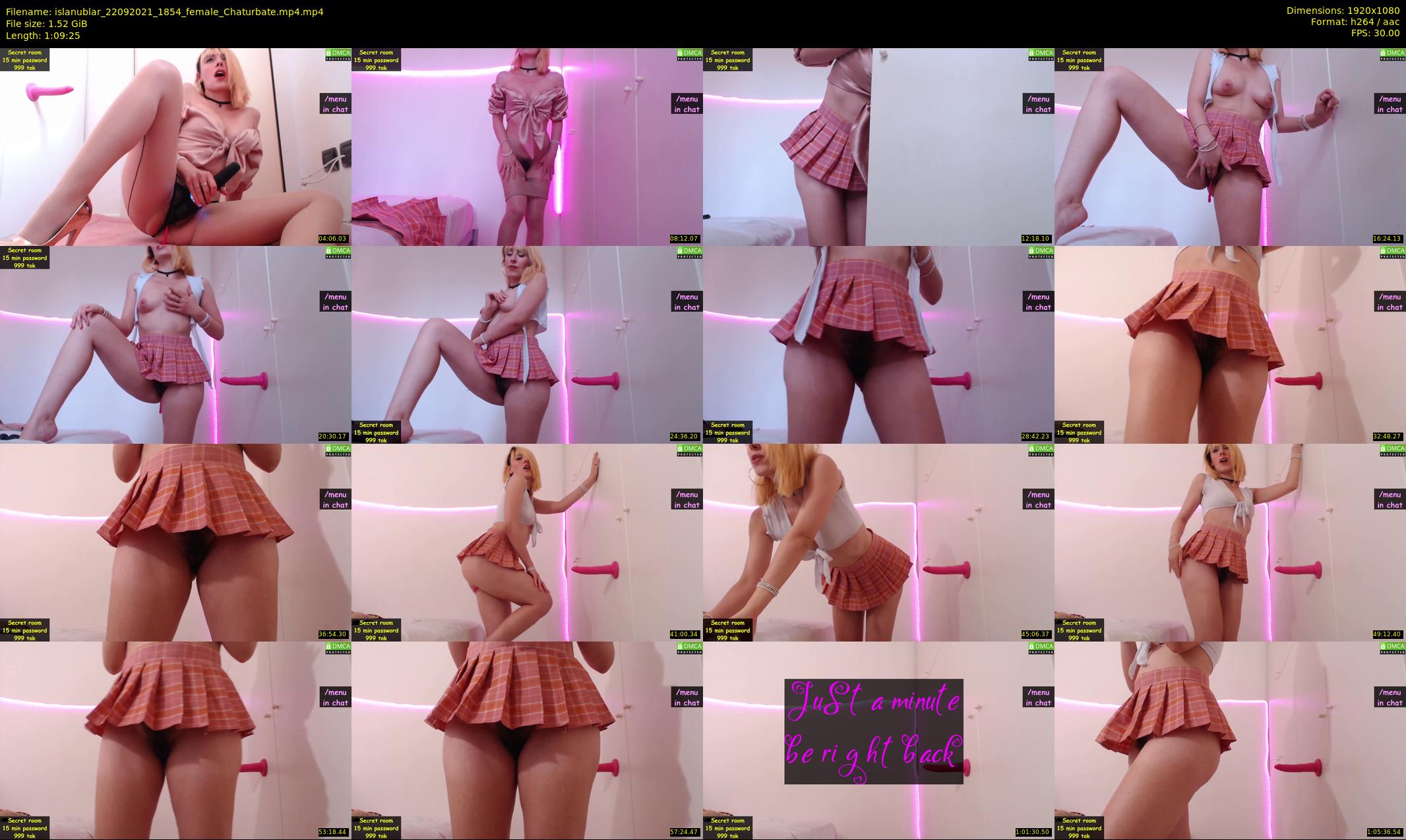 islanublar — 70 minute Chaturbate female cam show recording, 1080p, Sep 22, 2021