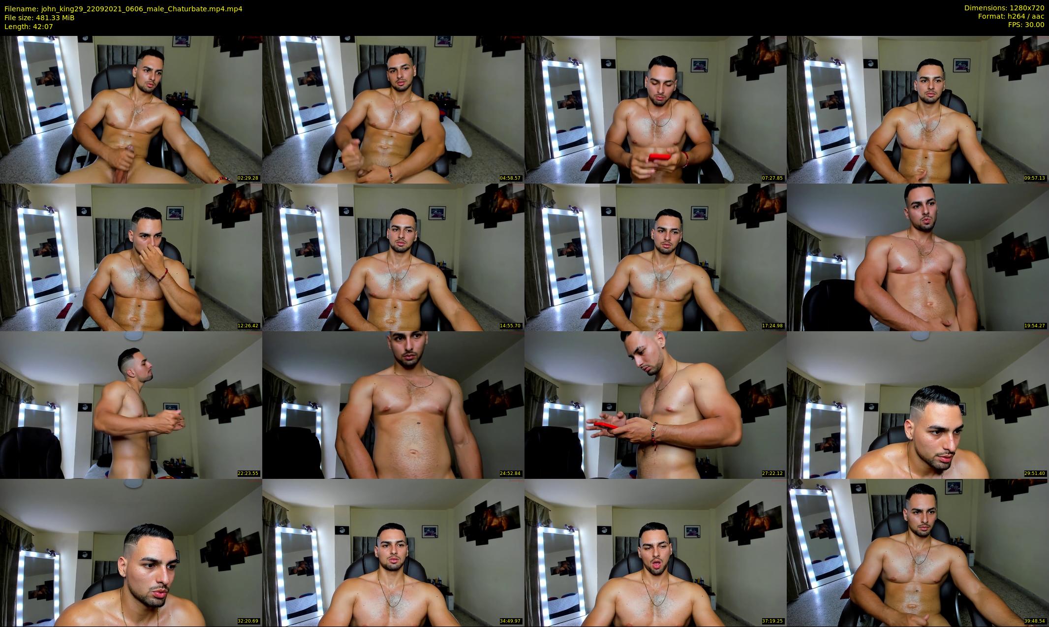 john_king29 — 43 minute Chaturbate male cam show recording, 720p, Sep 22, 2021