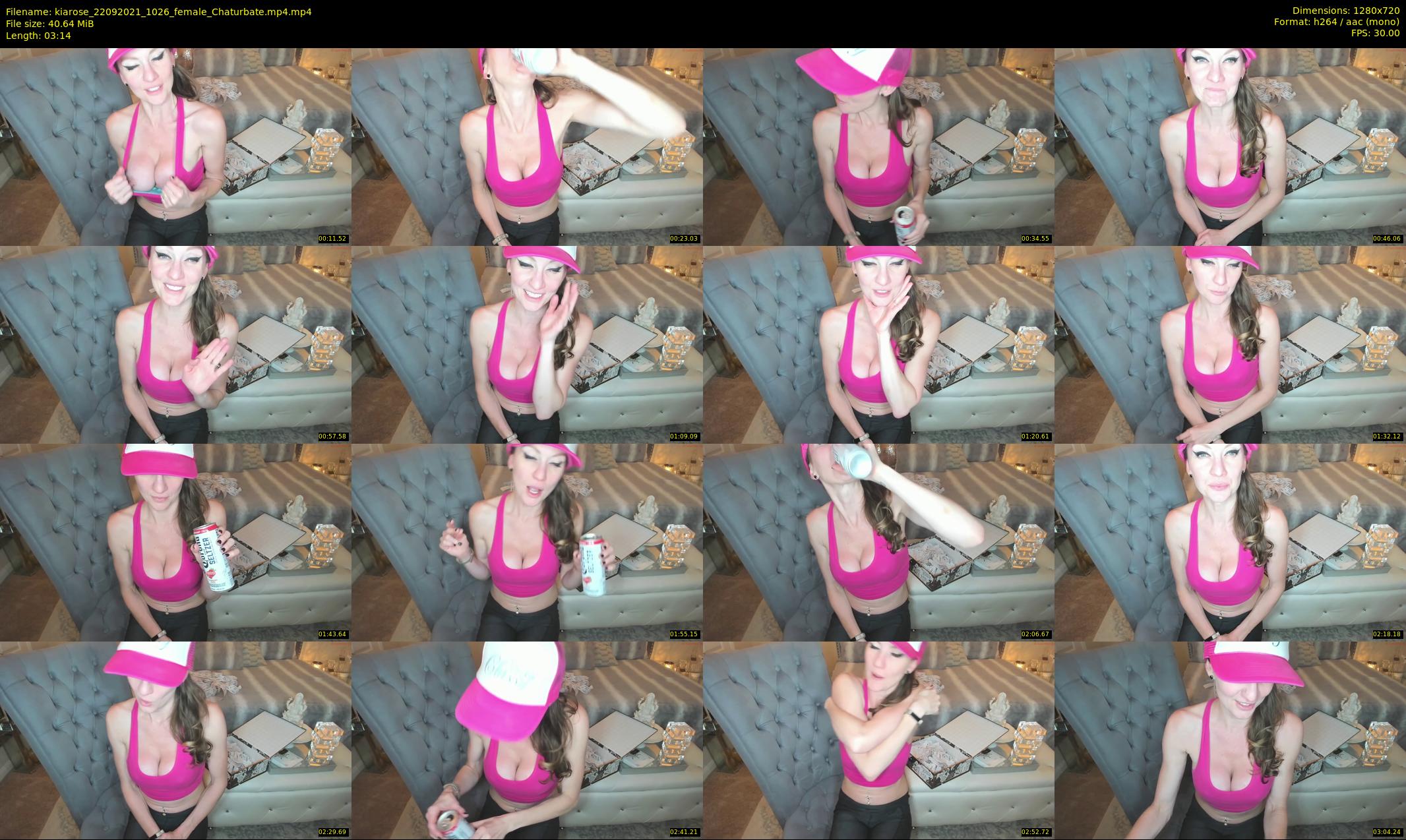 kiarose — 4 minute Chaturbate female cam show recording, 720p, Sep 22, 2021