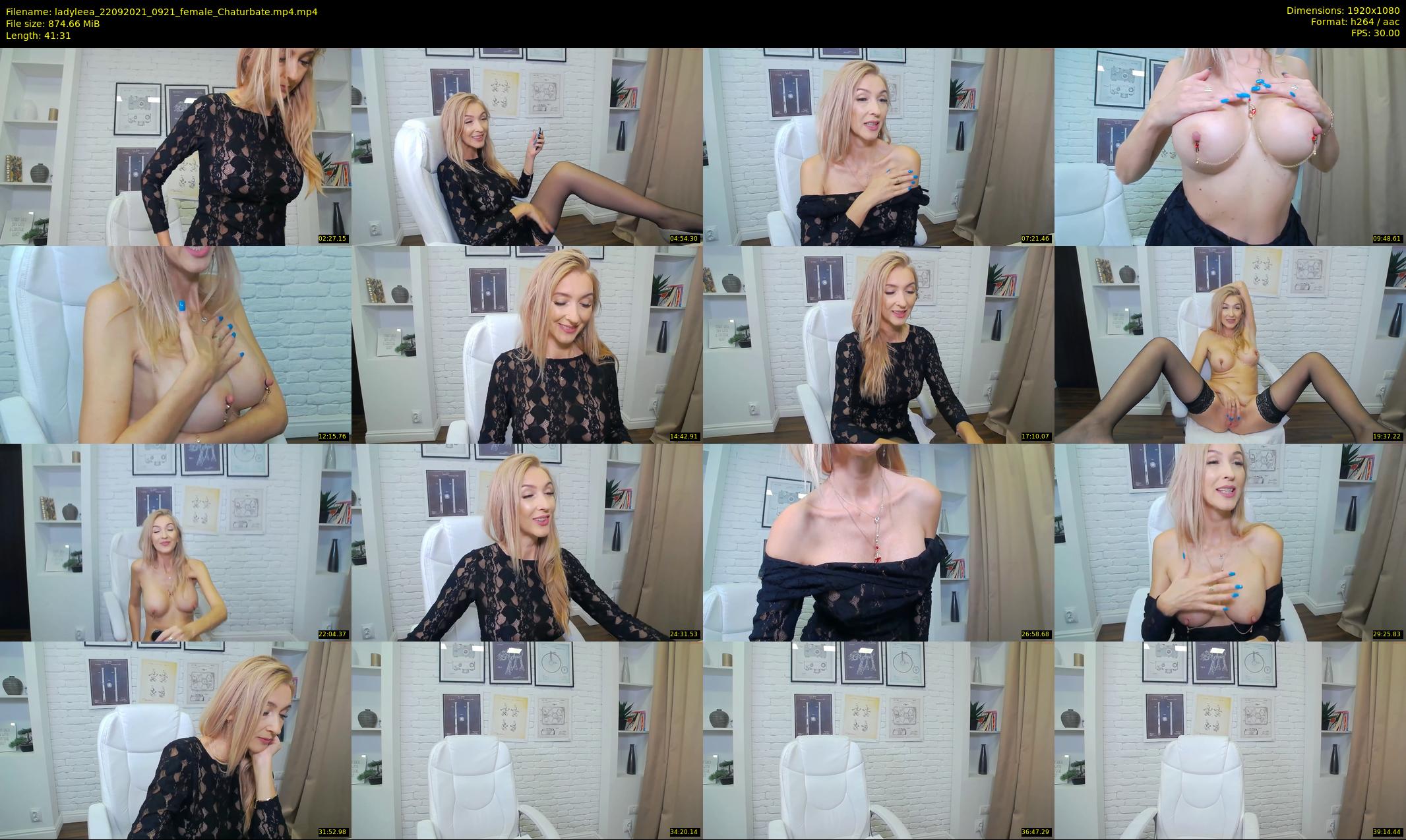 ladyleea — 42 minute Chaturbate female cam show recording, 1080p, Sep 22, 2021