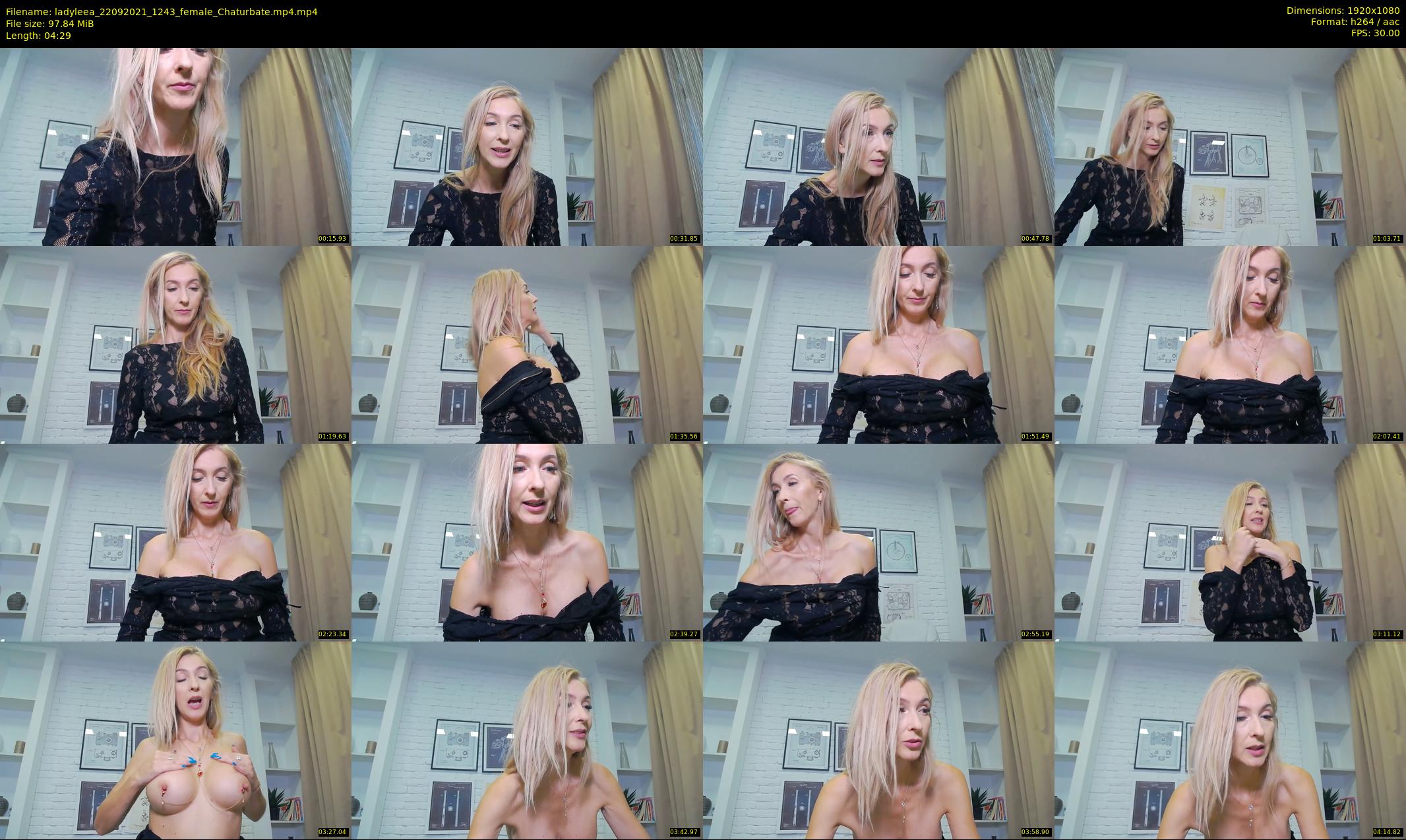 ladyleea — 5 minute Chaturbate female cam show recording, 1080p, Sep 22, 2021