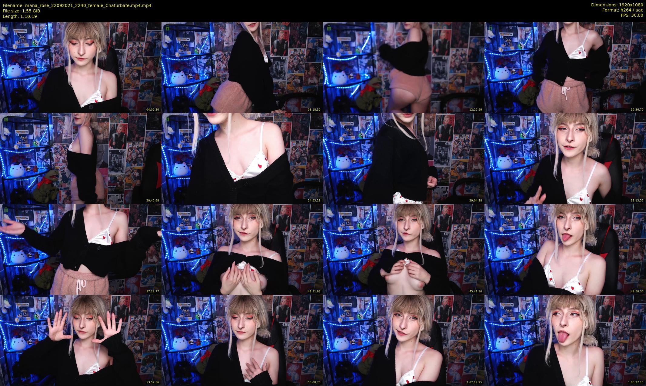 mana_rose — 71 minute Chaturbate female cam show recording, 1080p, Sep 22, 2021