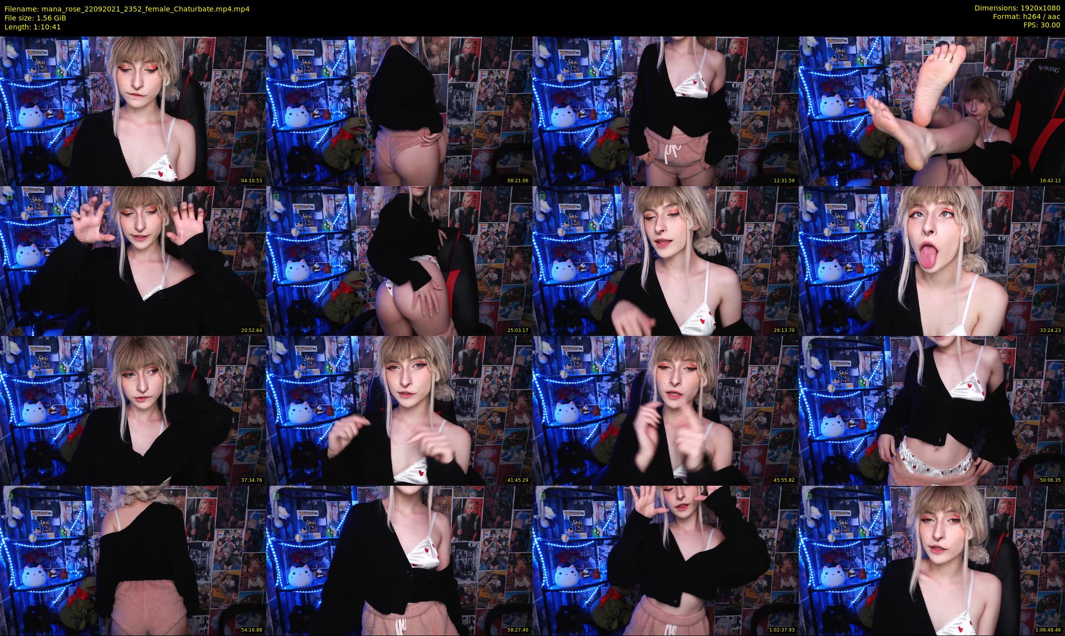 mana_rose — 71 minute Chaturbate female cam show recording, 1080p, Sep 22, 2021