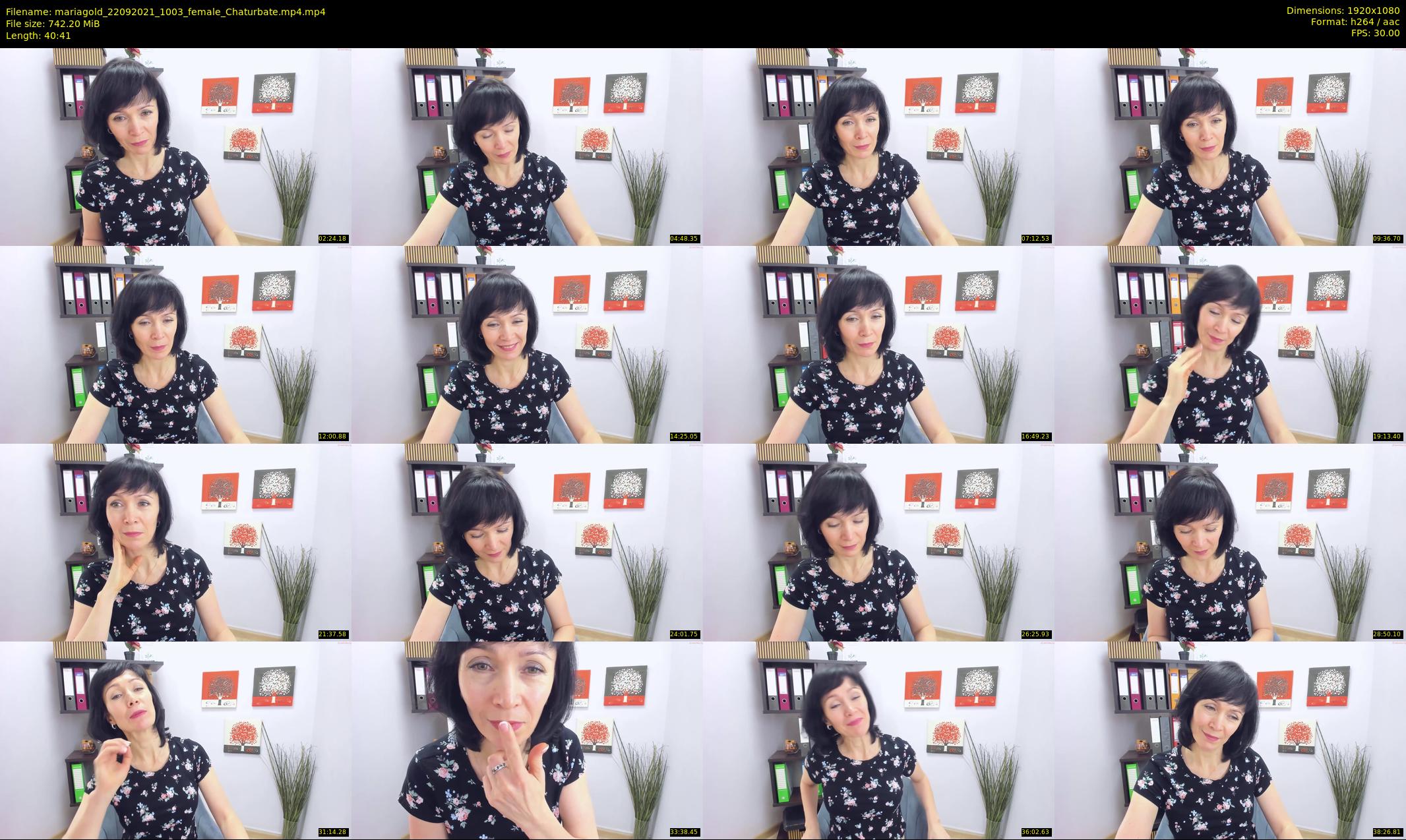 mariagold — 41 minute Chaturbate female cam show recording, 1080p, Sep 22, 2021
