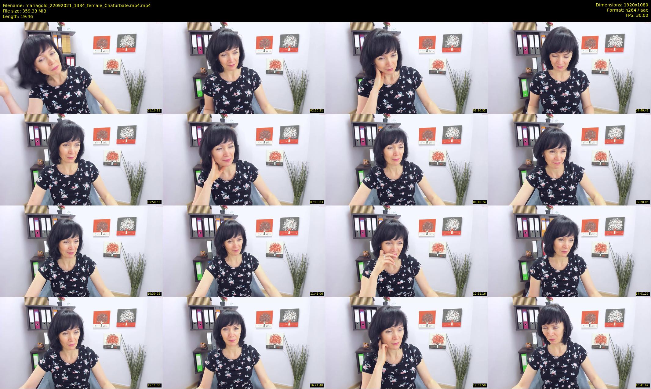 mariagold — 20 minute Chaturbate female cam show recording, 1080p, Sep 22, 2021