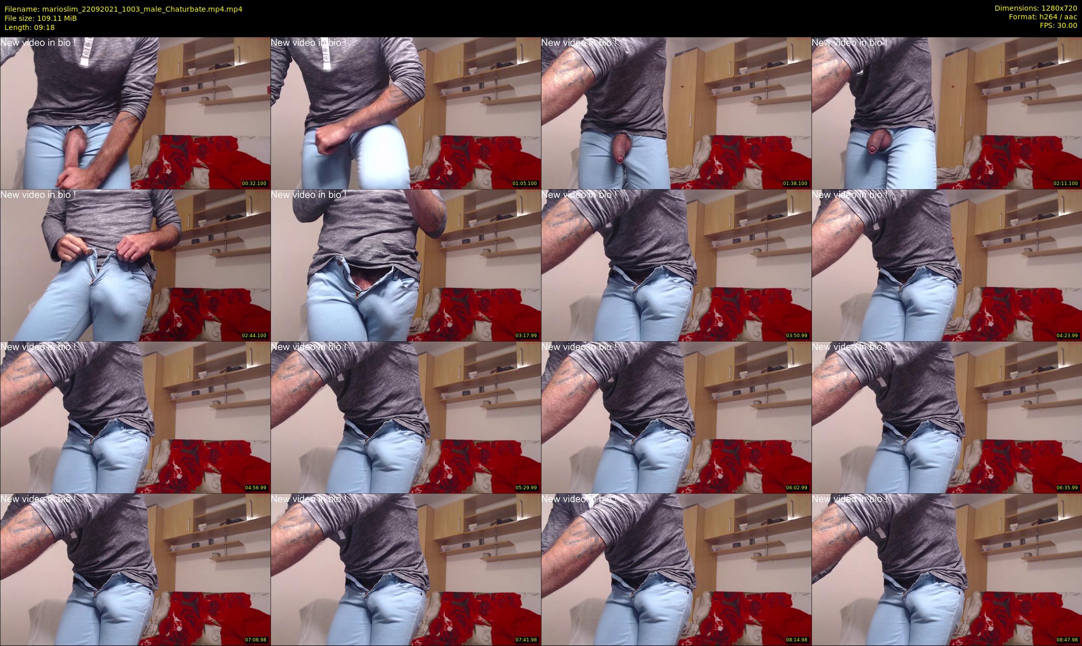 marioslim — 10 minute Chaturbate male cam show recording, 720p, Sep 22, 2021